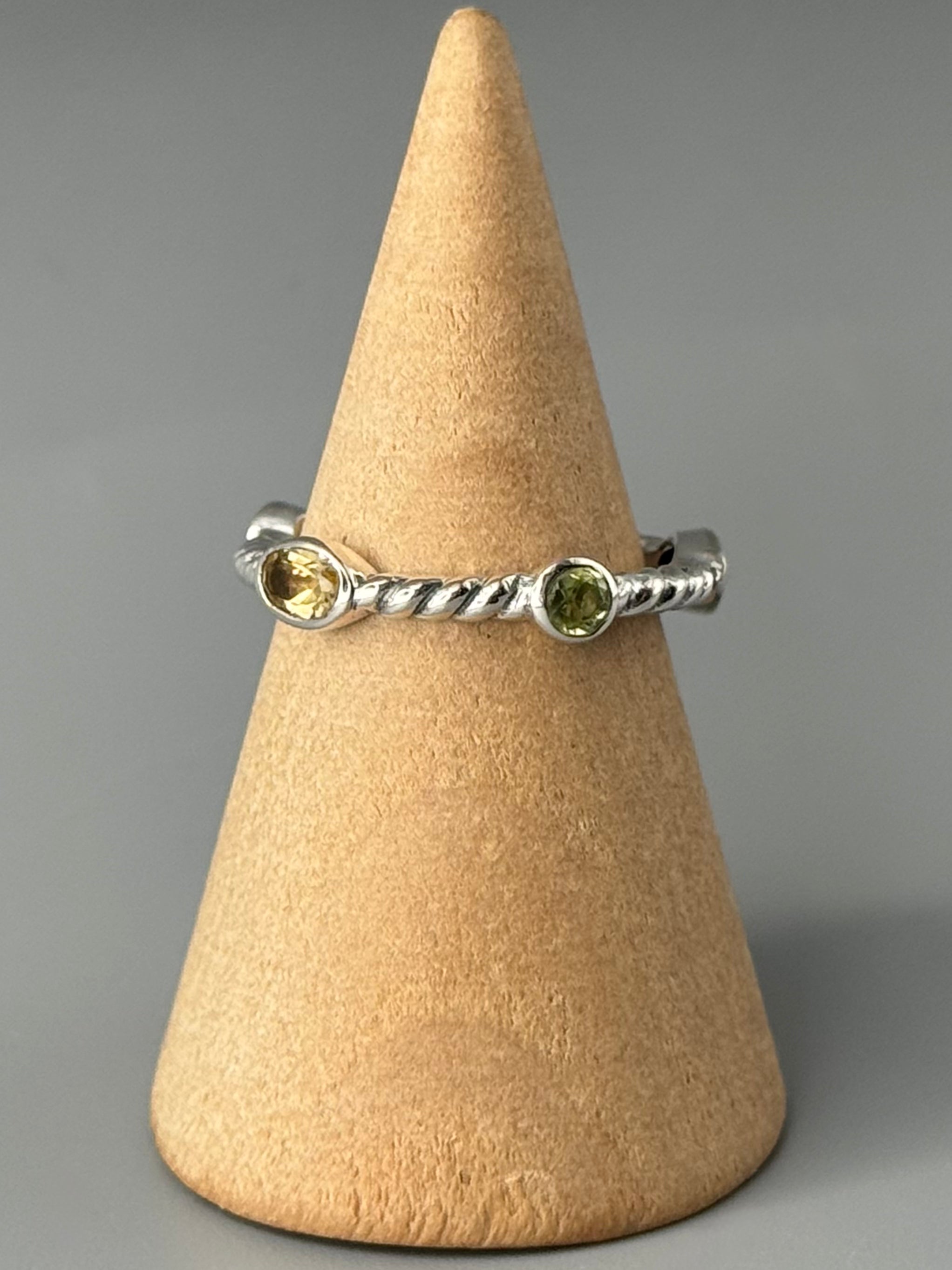 •MULTI-STONE - FAIRY RING• sterling silver ring (various sizes)