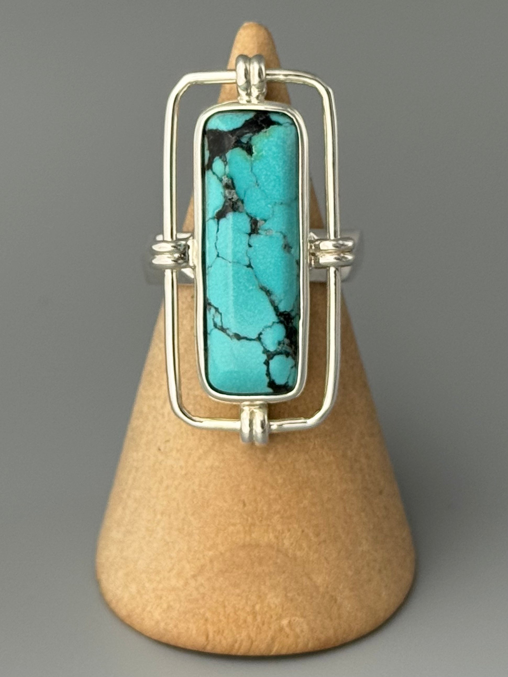 •TURQUOISE - BOUND• sterling silver ring (size 6)