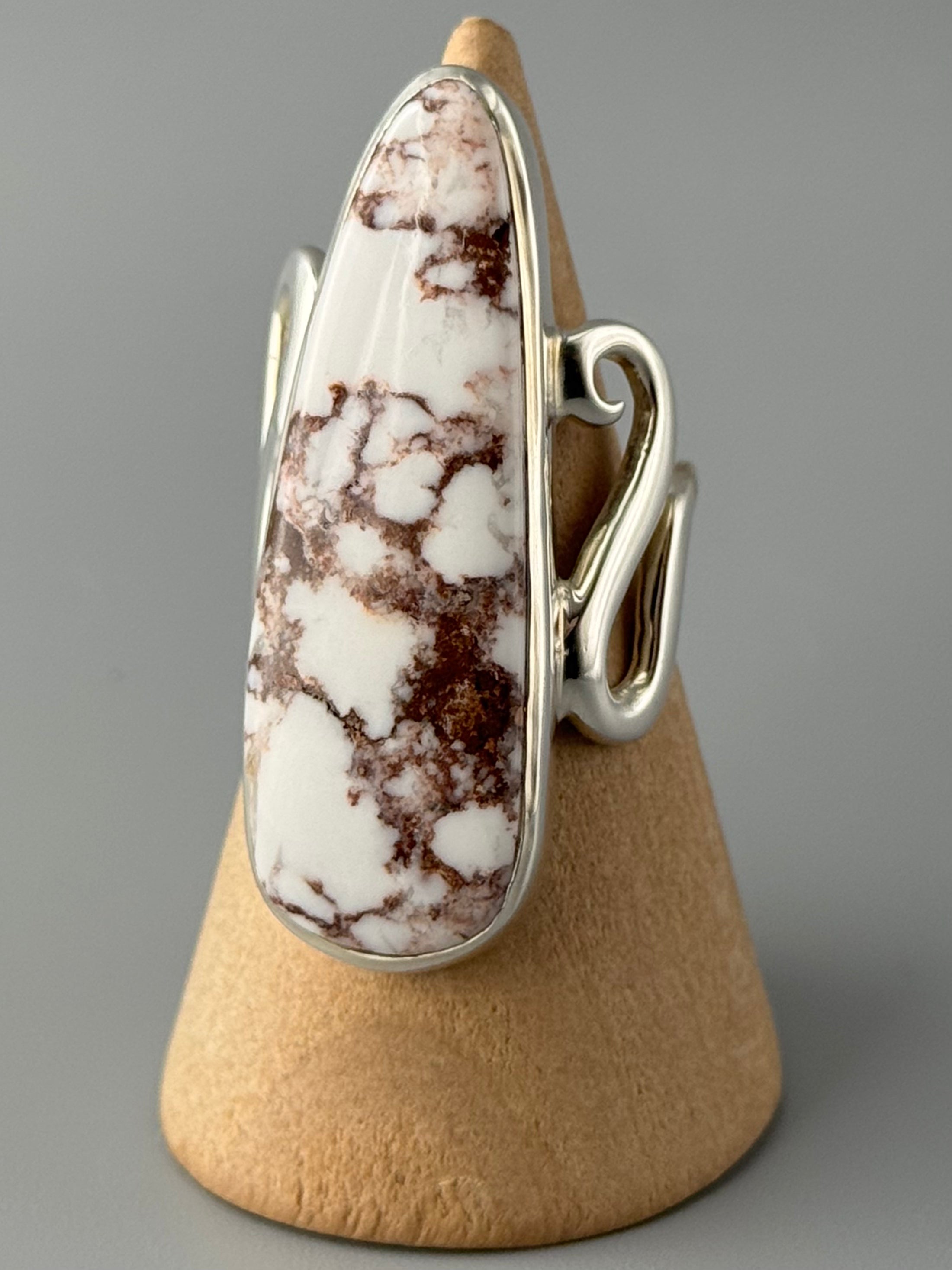 •WILD HORSE JASPER - FLOW• sterling silver ring (various sizes)