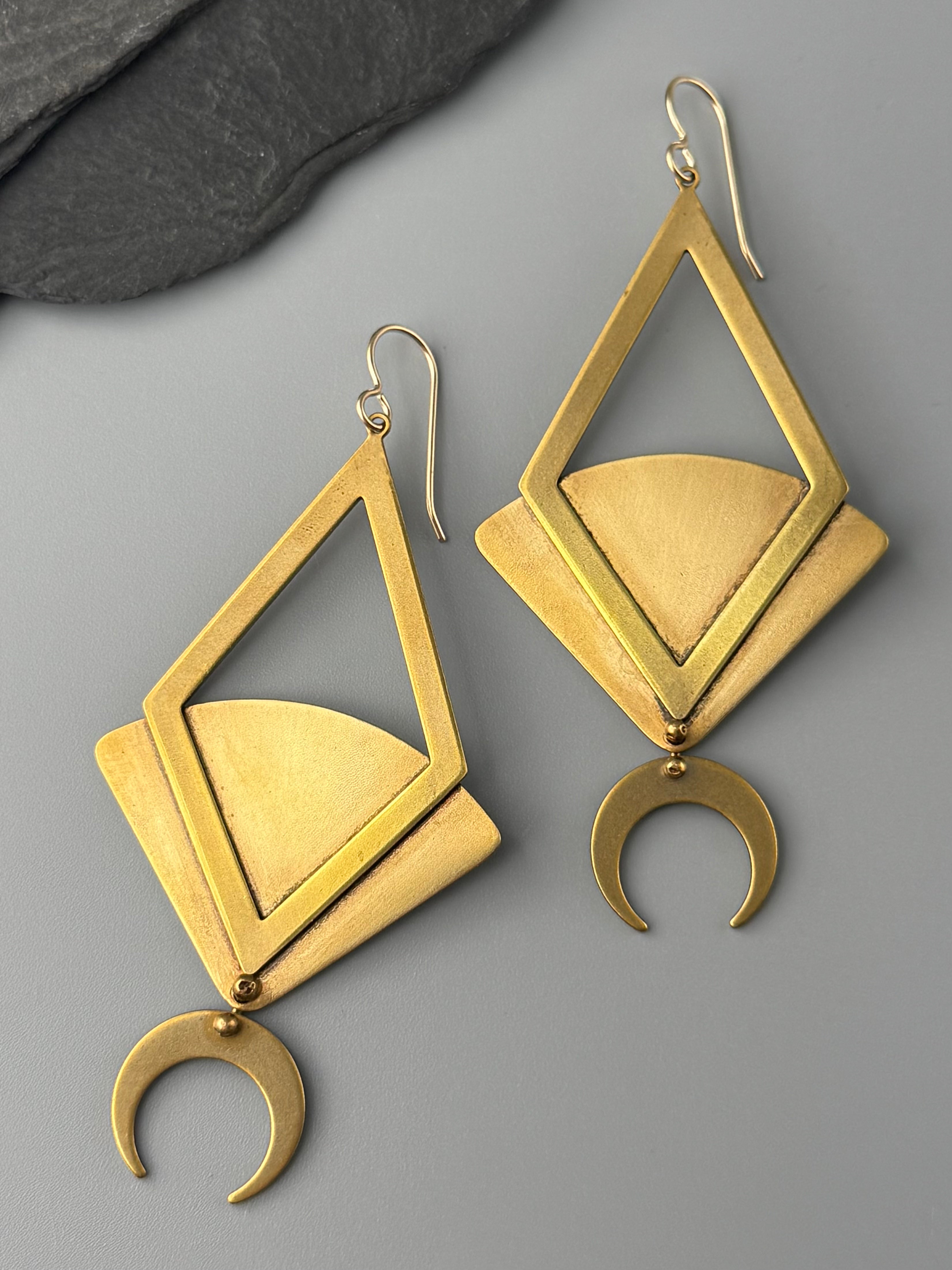 •FORTUNE TELLER• gold dangle earrings