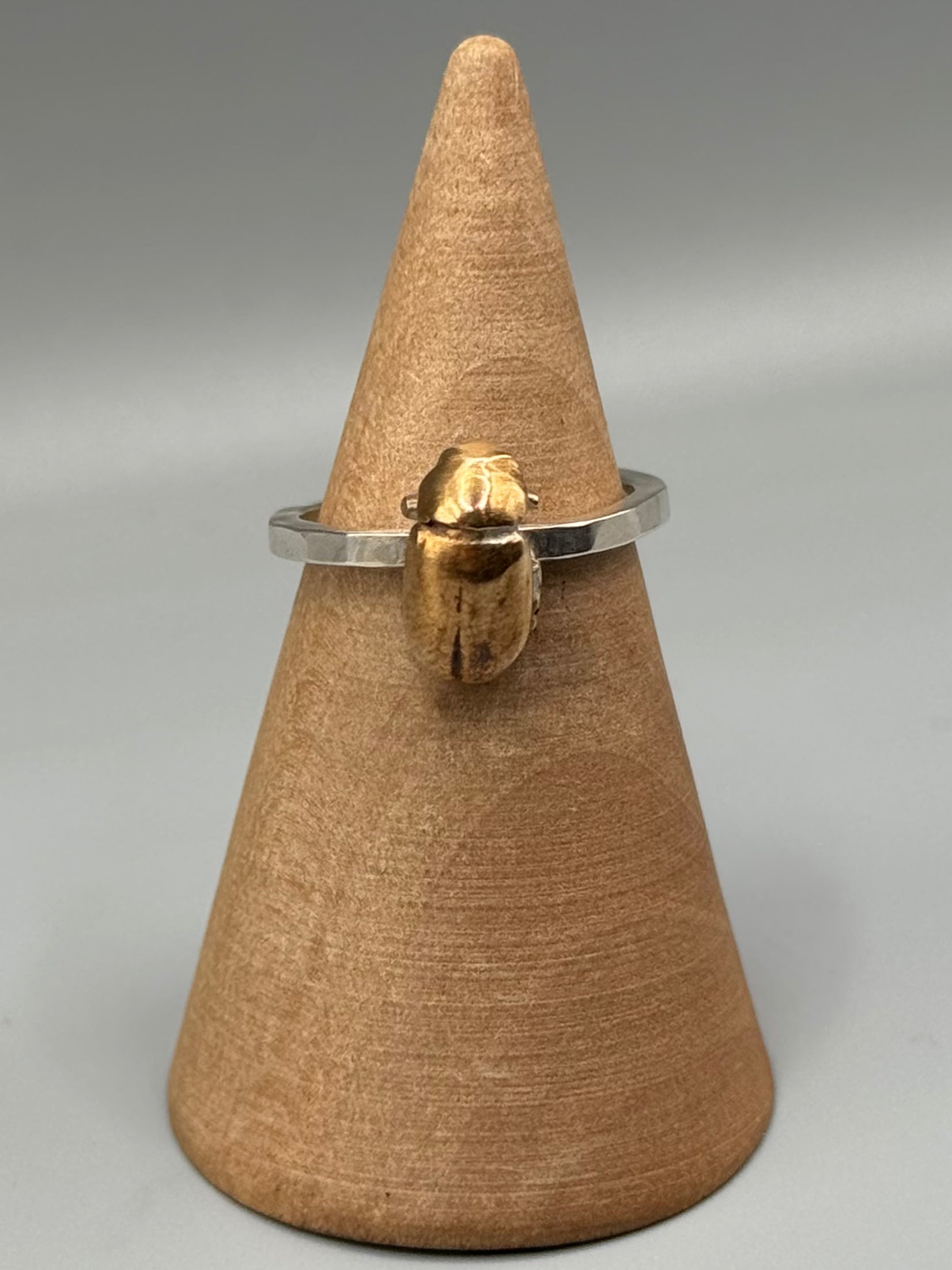 •TINY JUNEBUG CAST• mixed metal ring