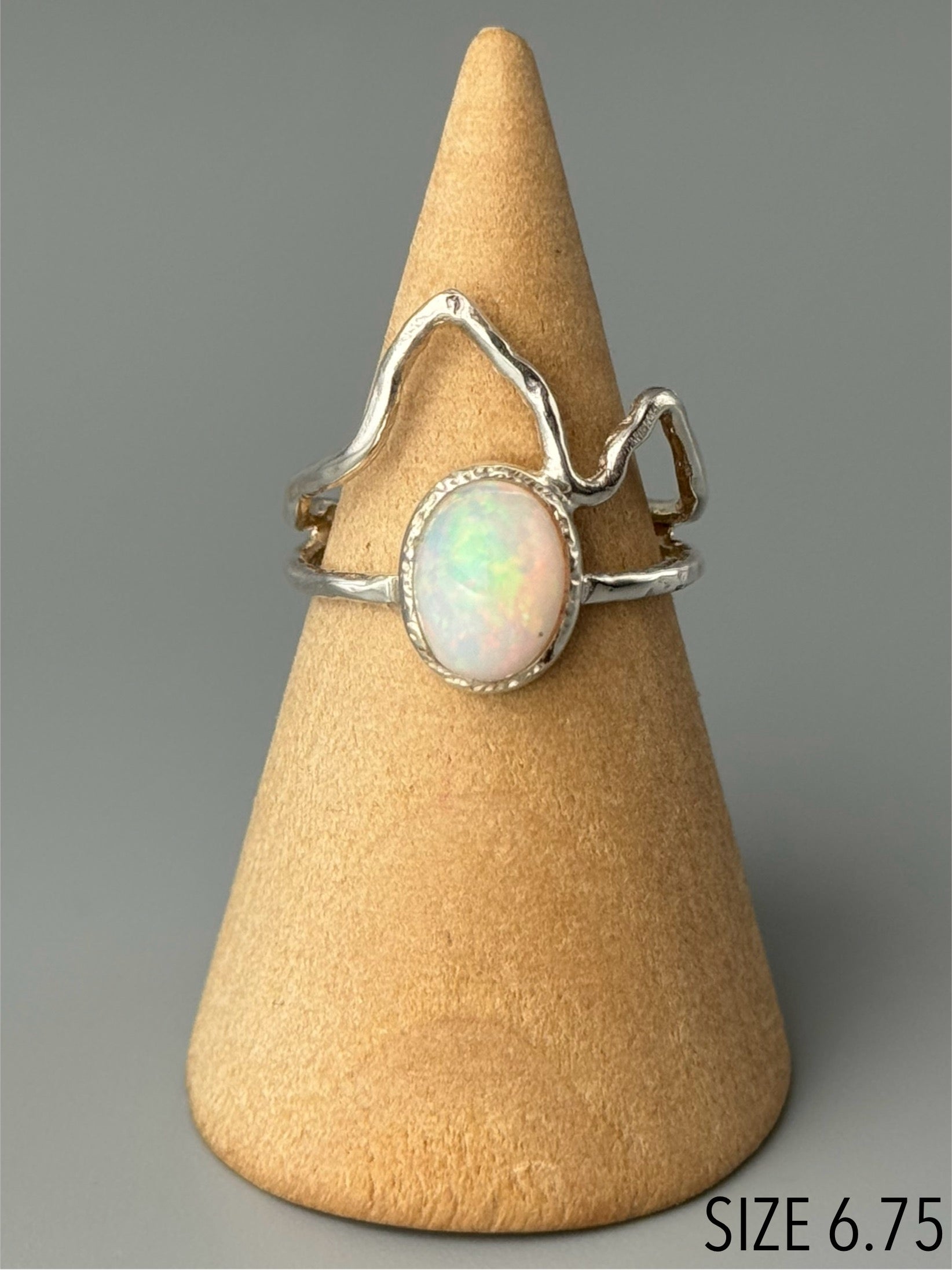 •ETHIOPIAN OPAL - RIDGELINE• silver ring (various sizes)
