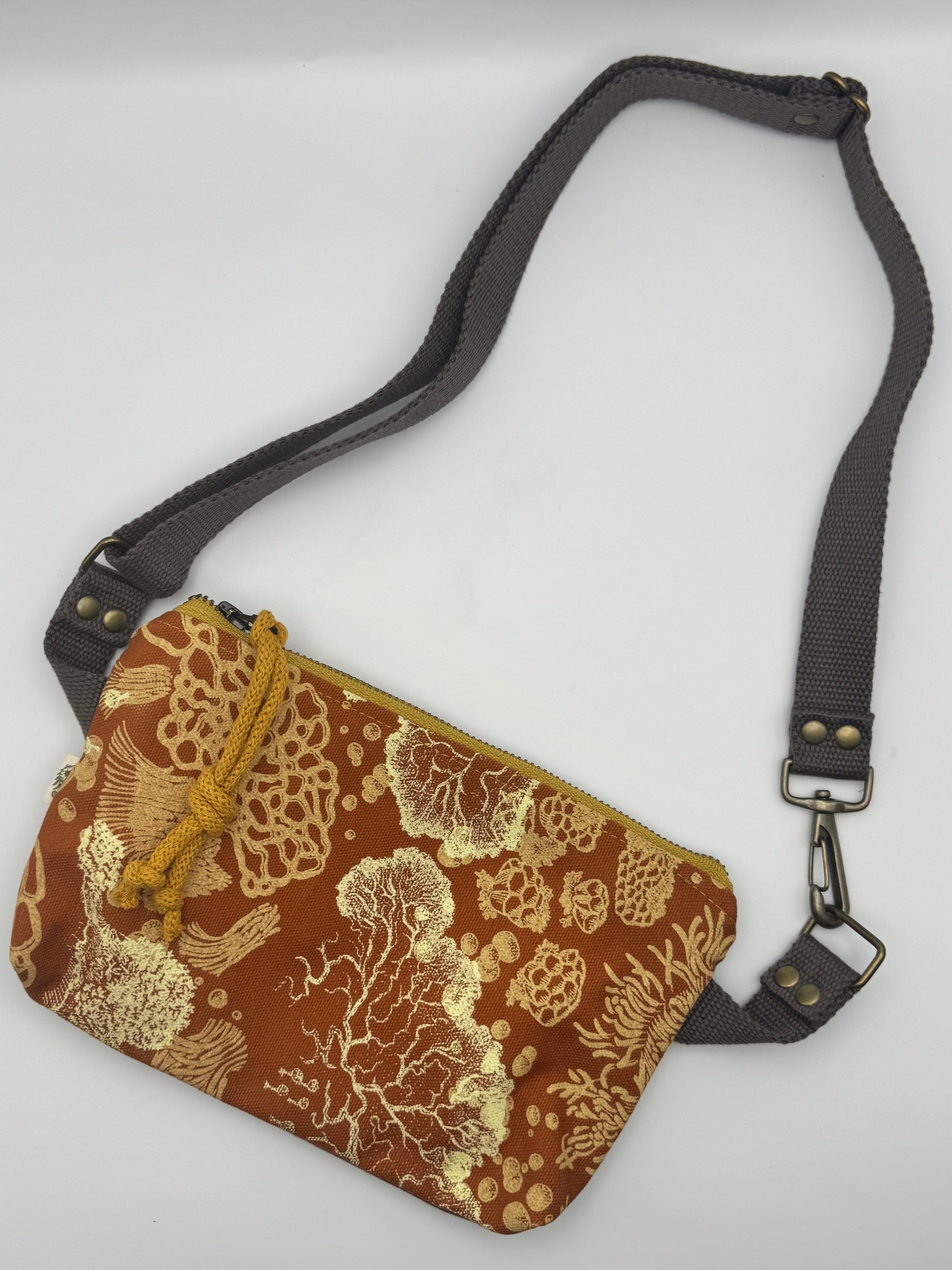 •MIDI PACK - SLIME MOLD• waxed canvas fanny/crossbody