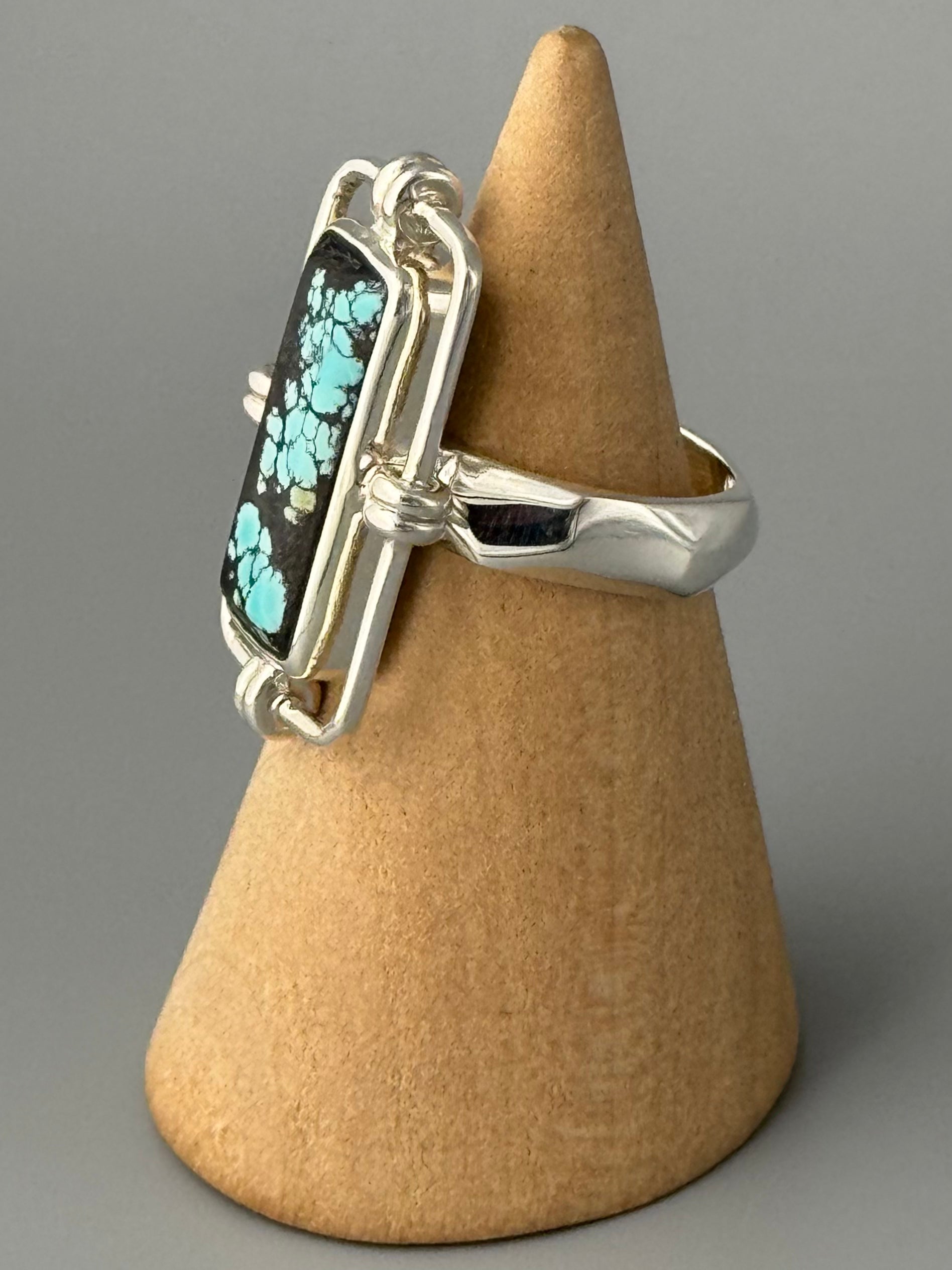 •TURQUOISE - BOUND• sterling silver ring (size 4.75)