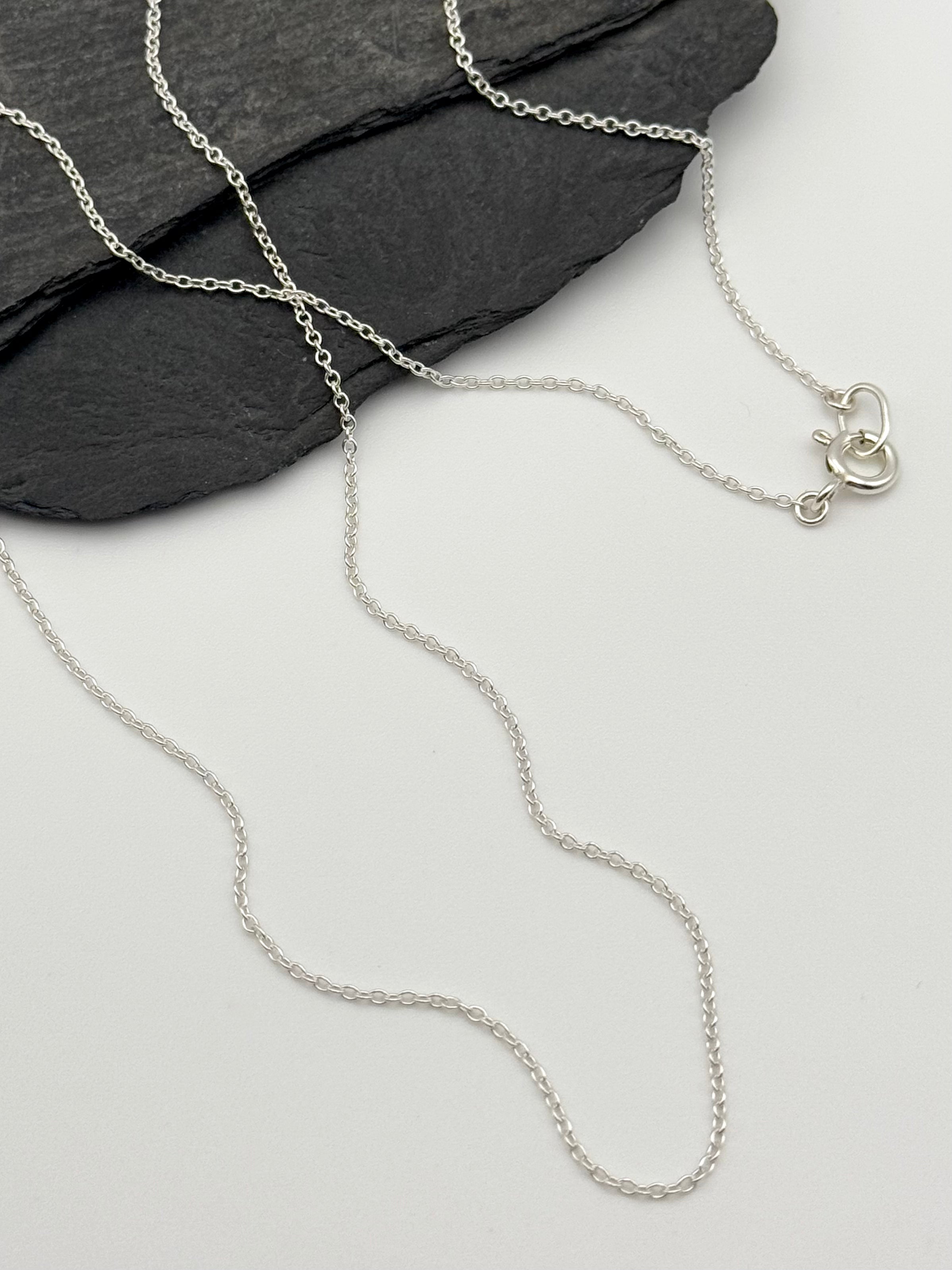•PETITE ROLO CABLE• silver chain