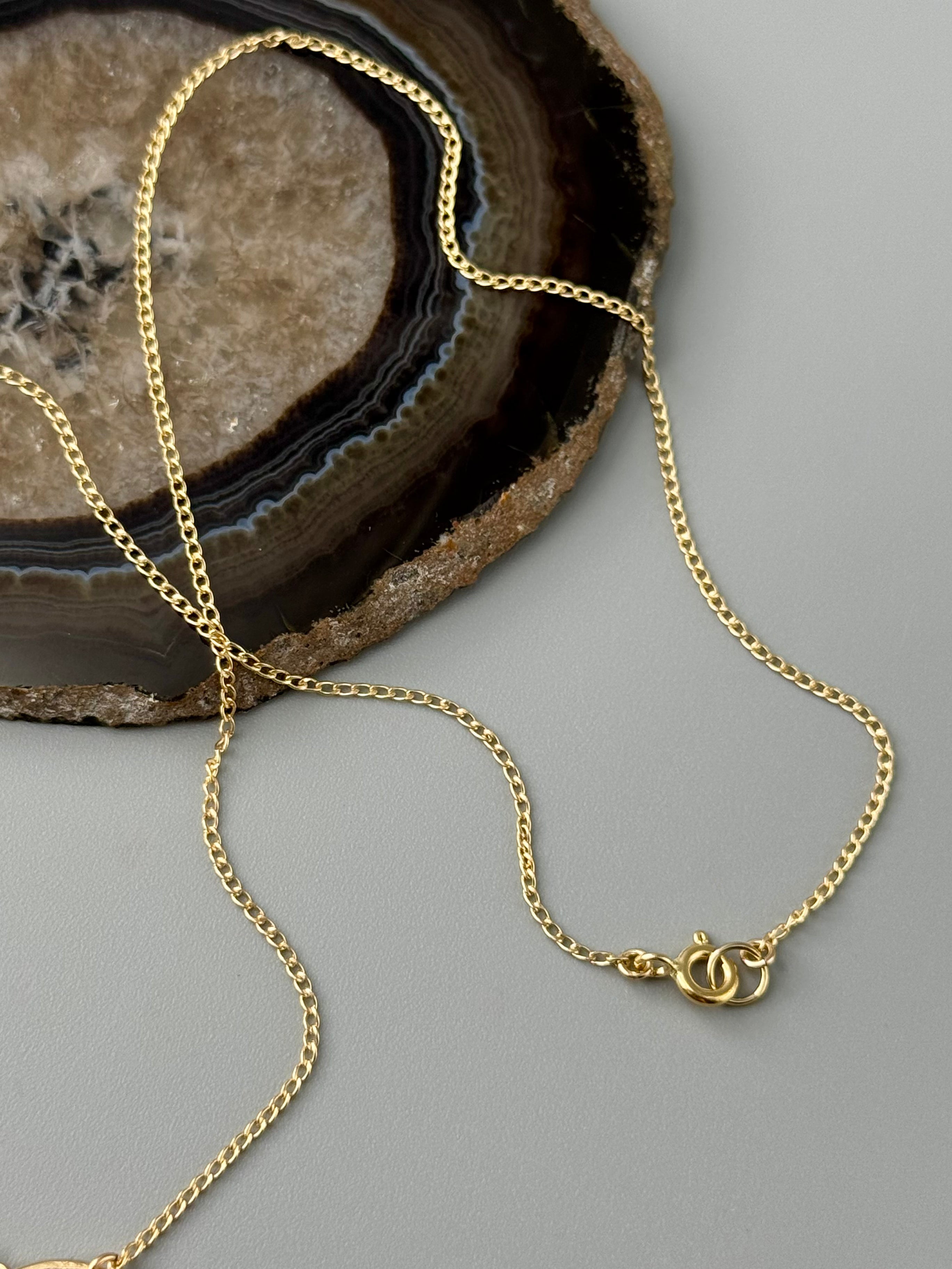 •CREST• amethyst + gold necklace (various lengths)