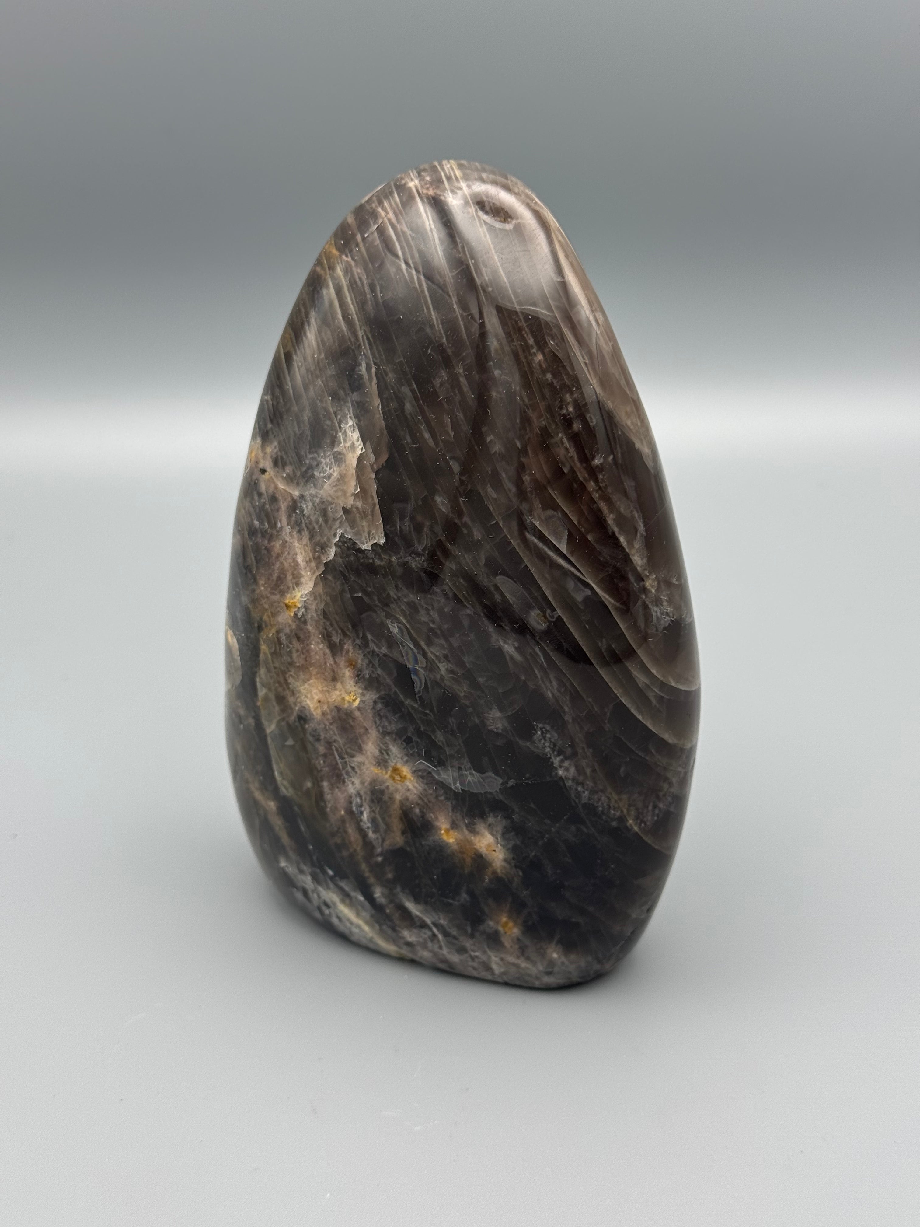 •BLACK MOONSTONE• smooth freeform