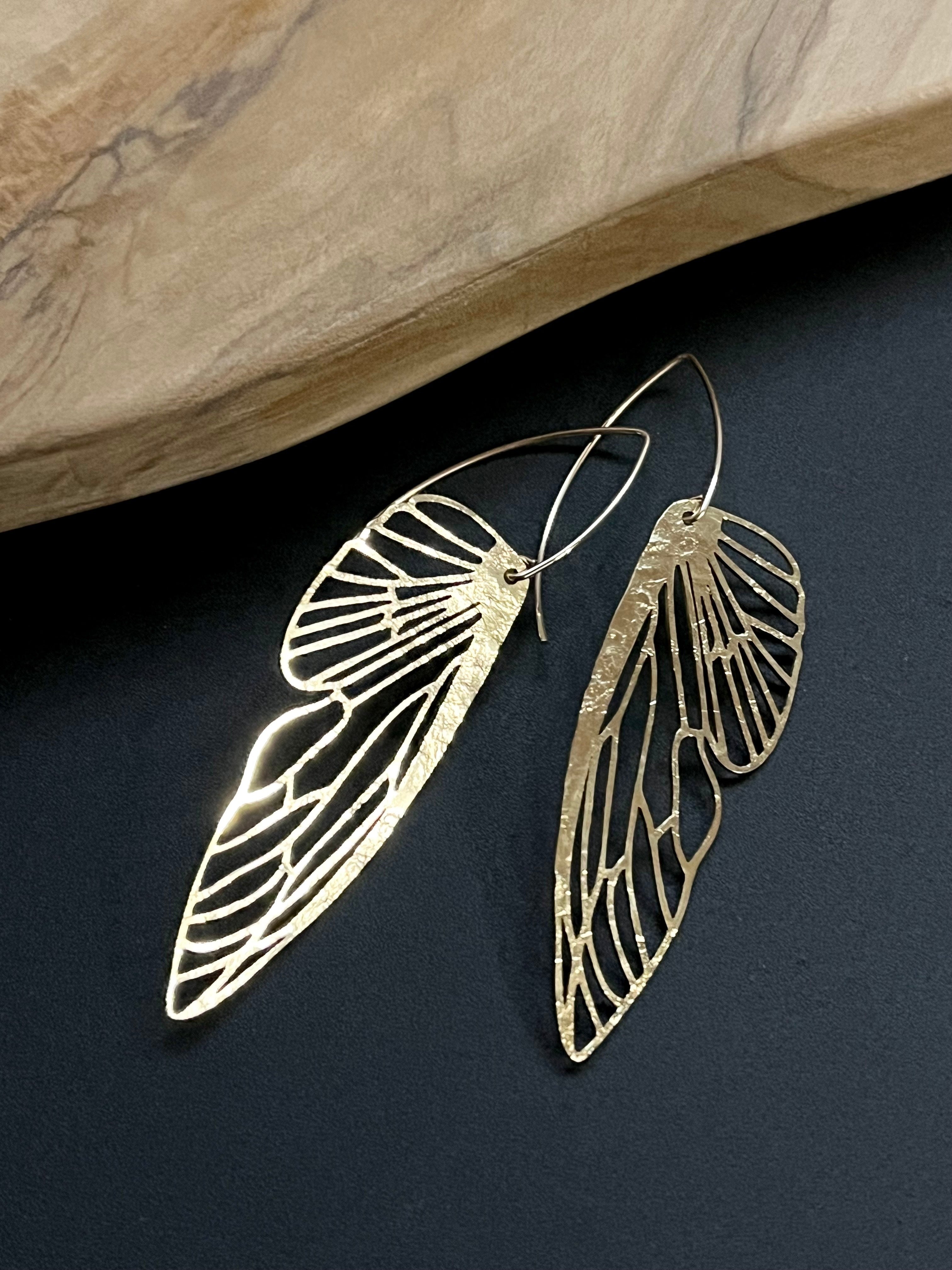 •METAMORPH• gold dangle earrings