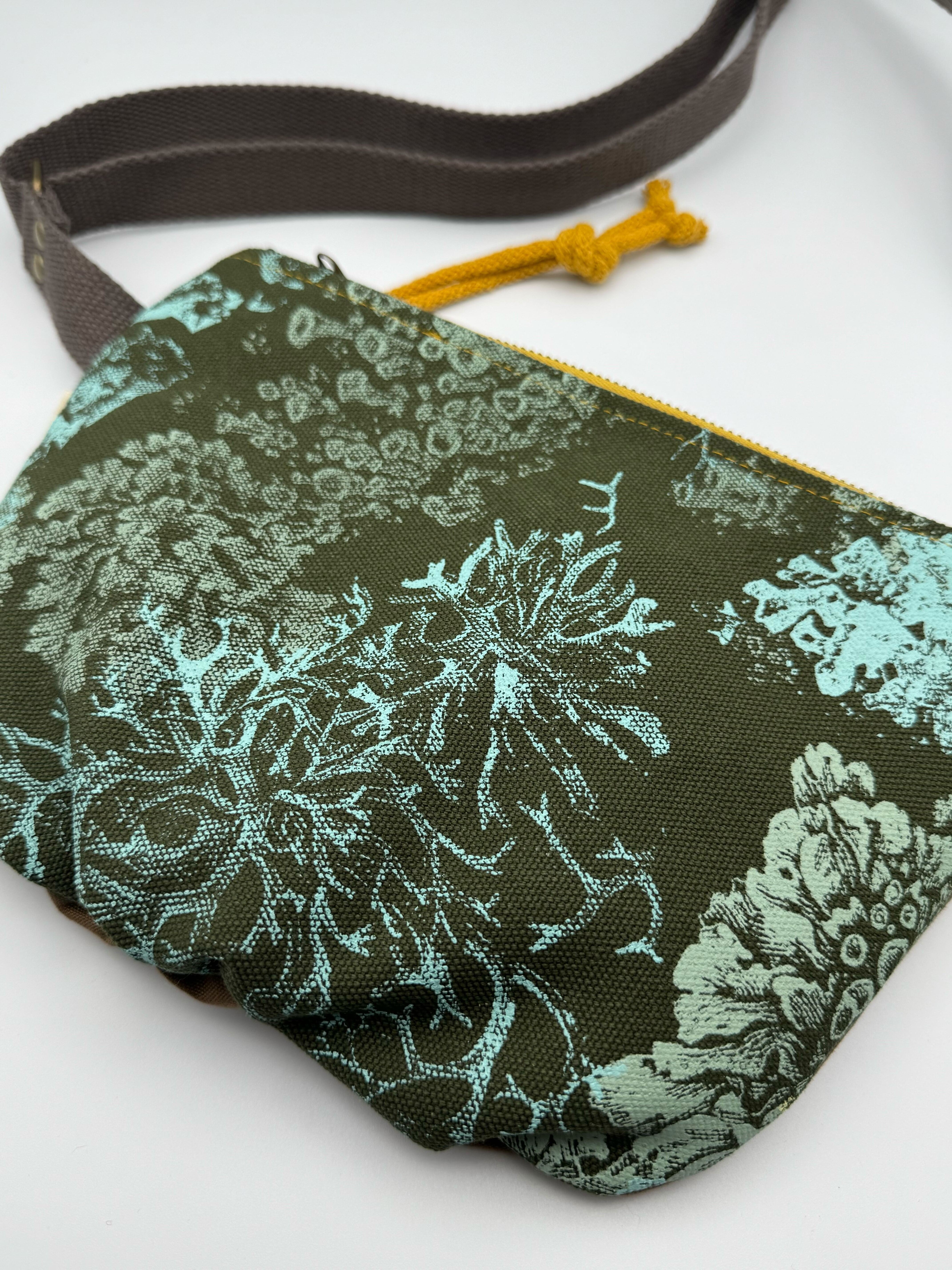 •FESTIVAL PACK - LICHEN• waxed canvas fanny/crossbody