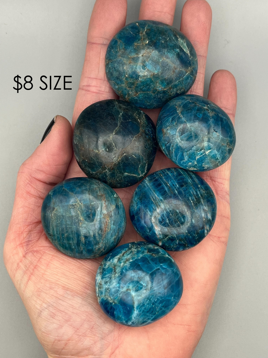 •BLUE APATITE• pebble