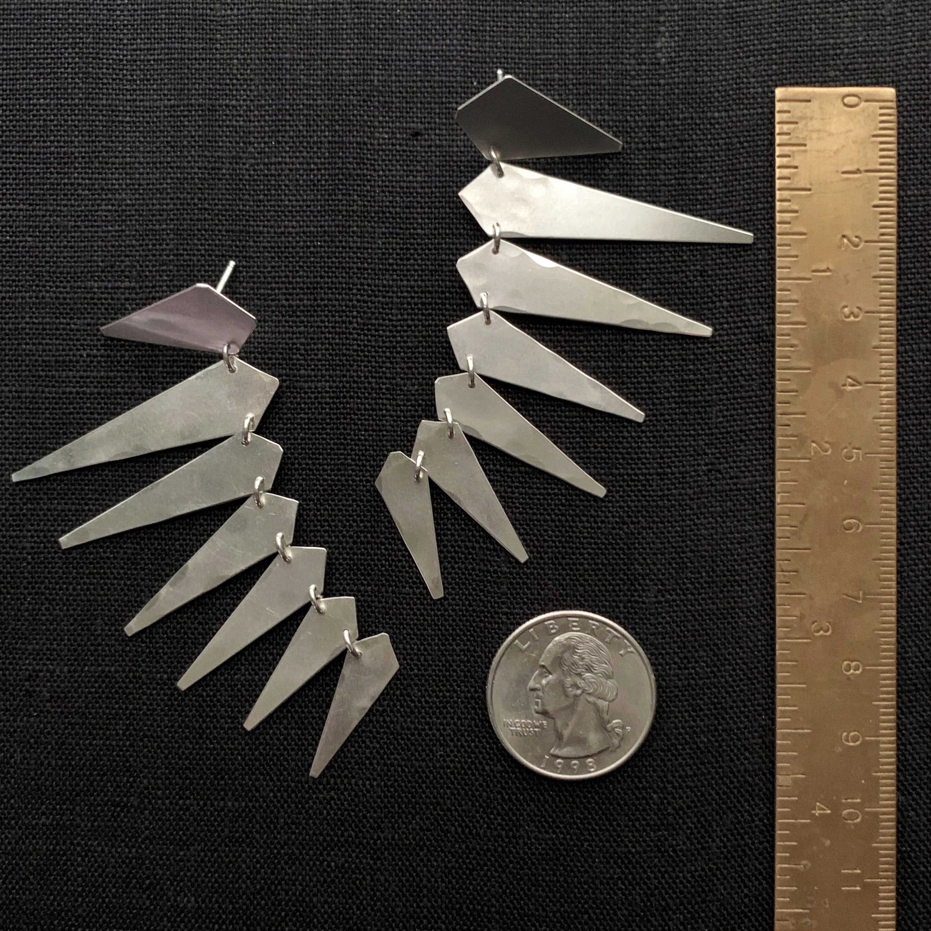 •MAXIMA PUNK• silver post earrings