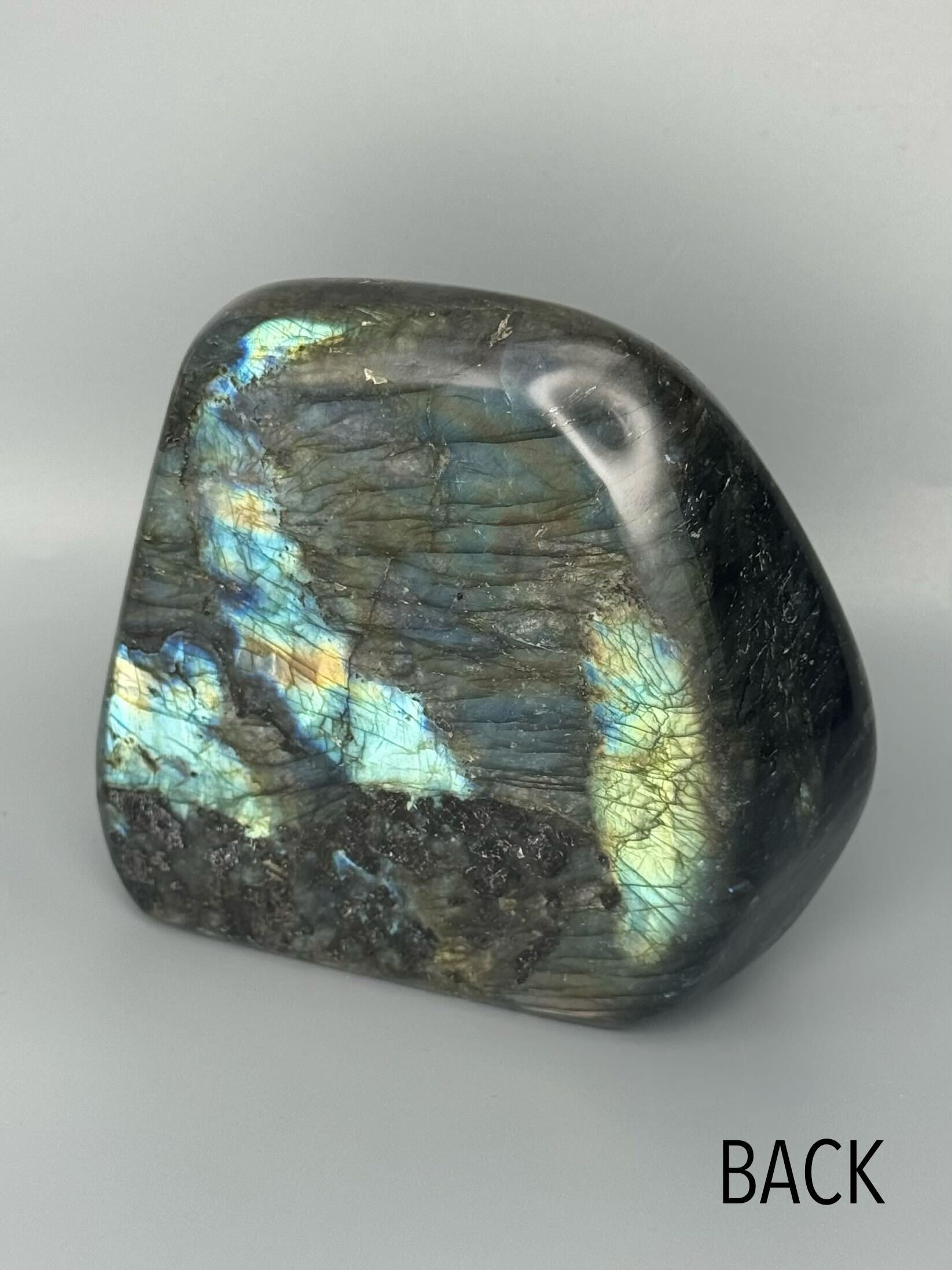 •LABRADORITE• smooth freeform