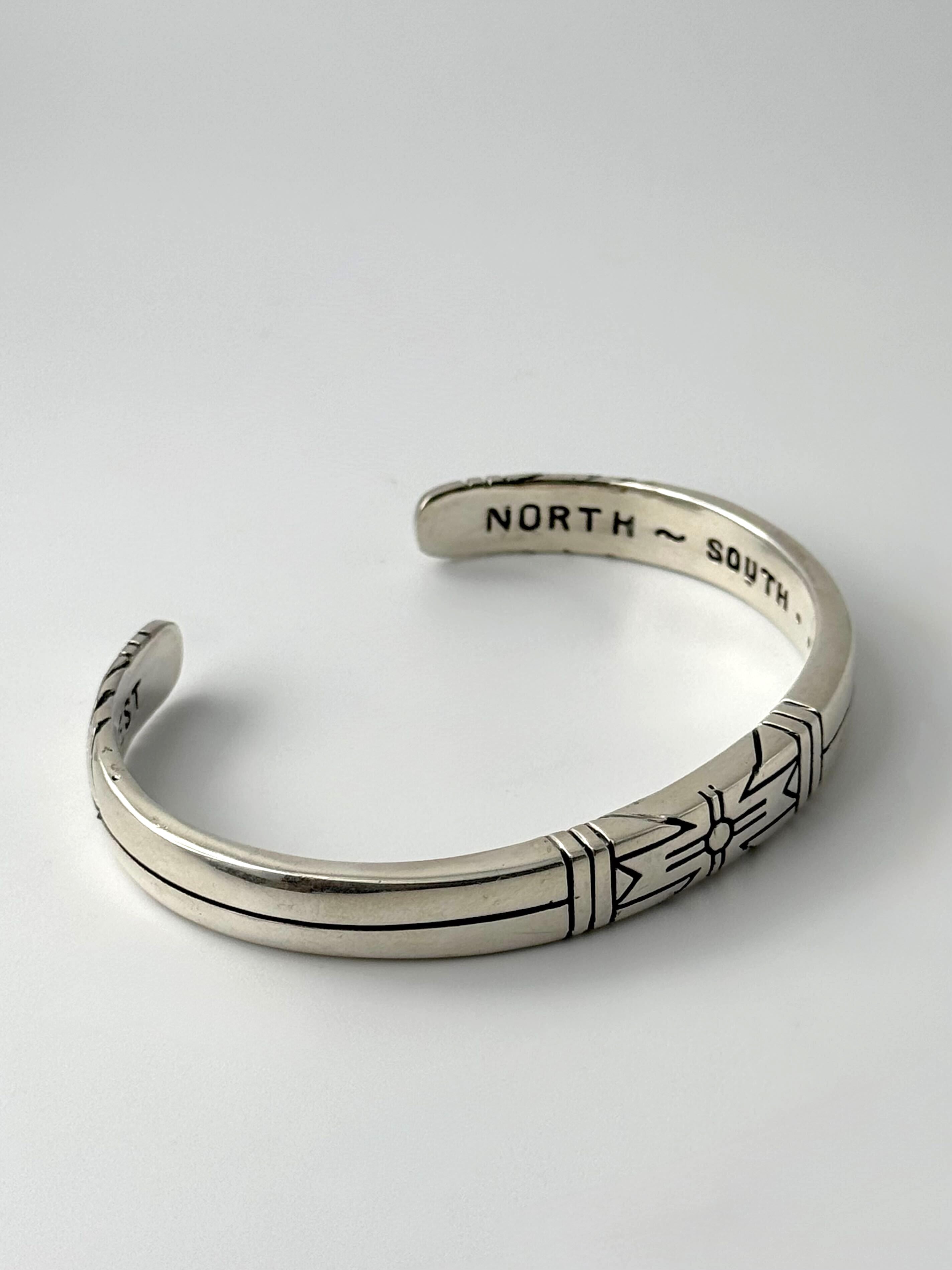 •MEDICINE WHEEL• unisex silver cuff