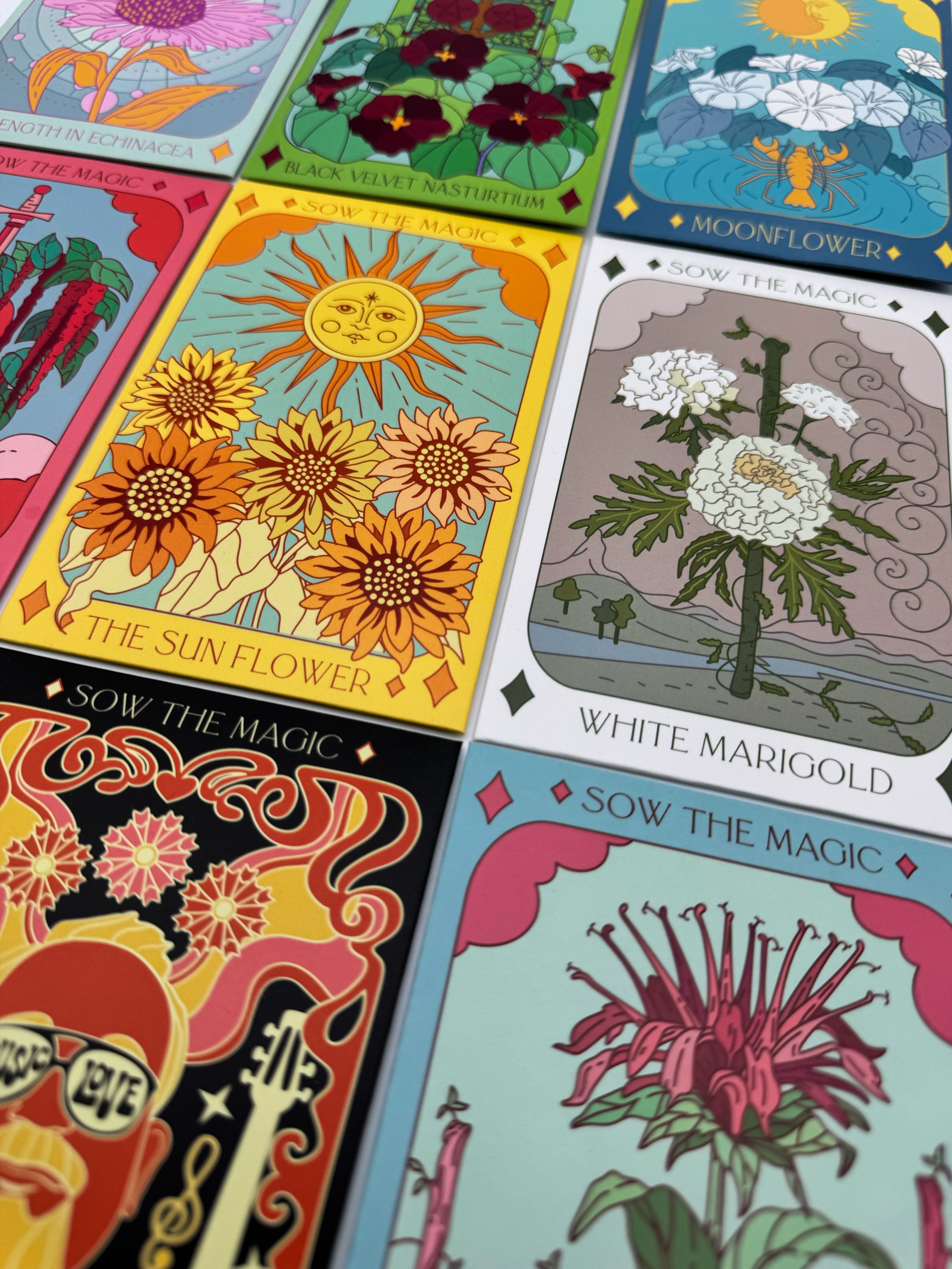 •SEEDS - FLOWERS• tarot inspired garden (various options)