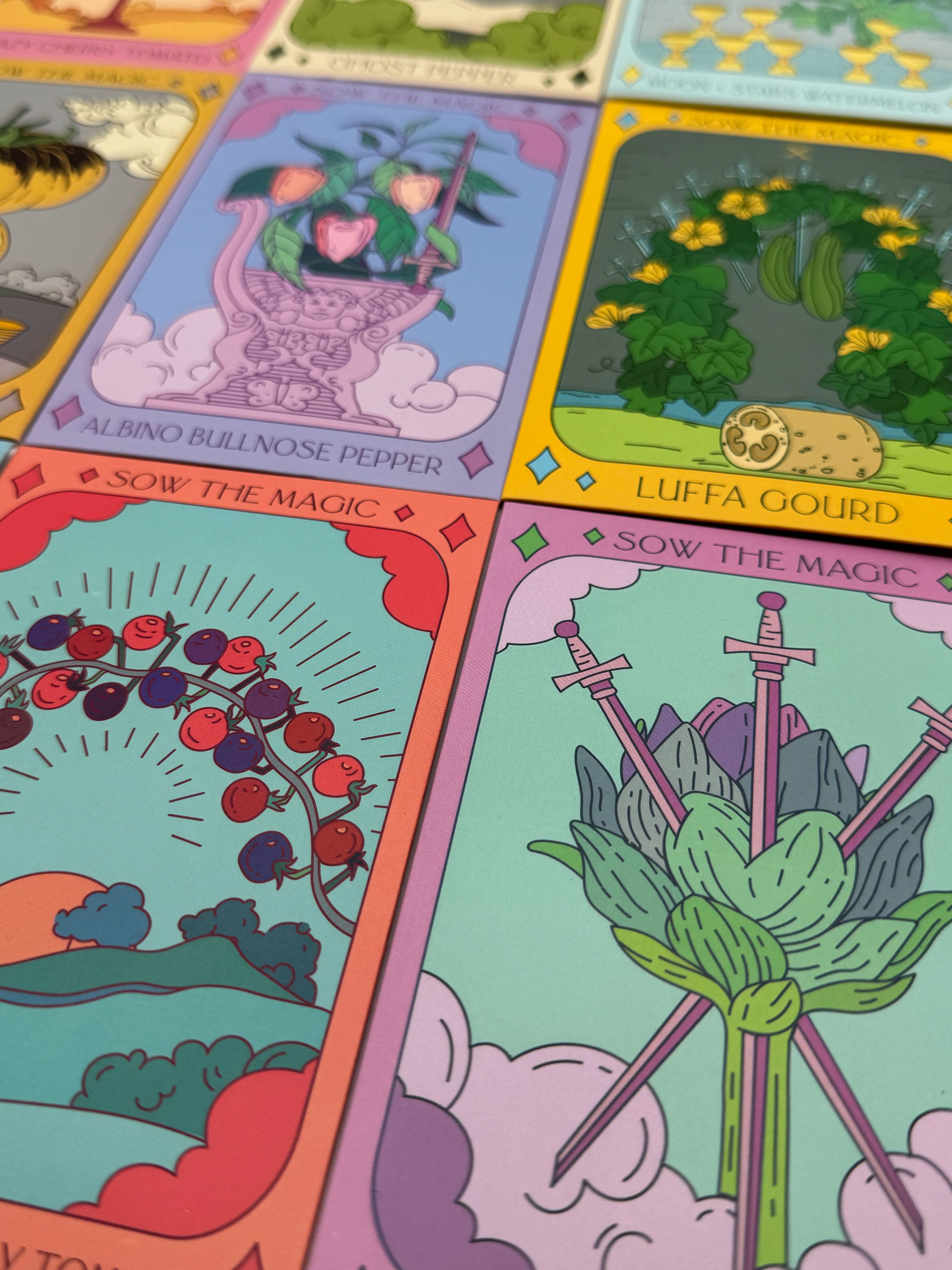 •SEEDS - FRUITS & VEGGIES• tarot inspired garden (various options)