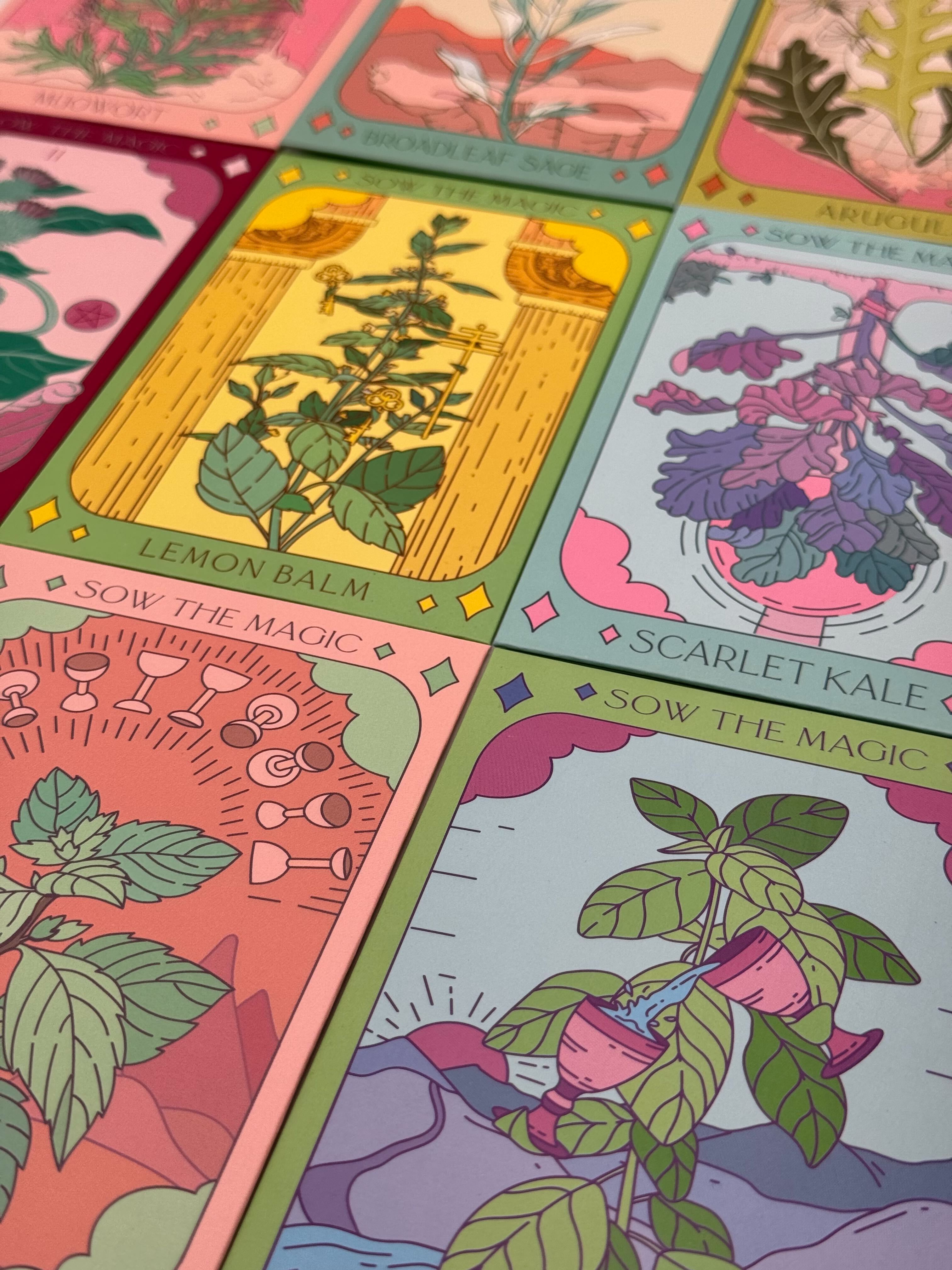 •SEEDS - HERBS & GREENS• tarot inspired garden (various options)