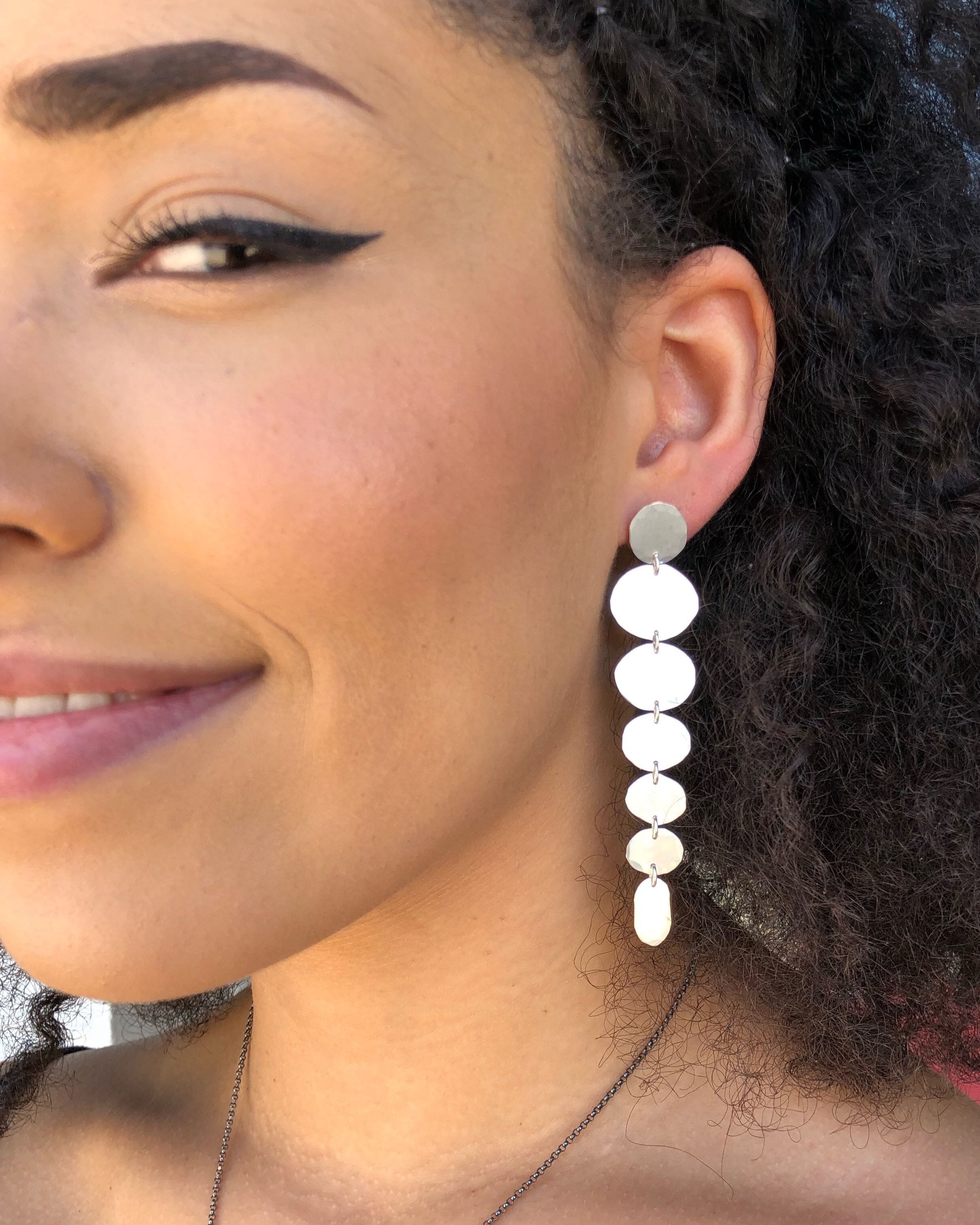 •CLOUD LINA• silver post earrings