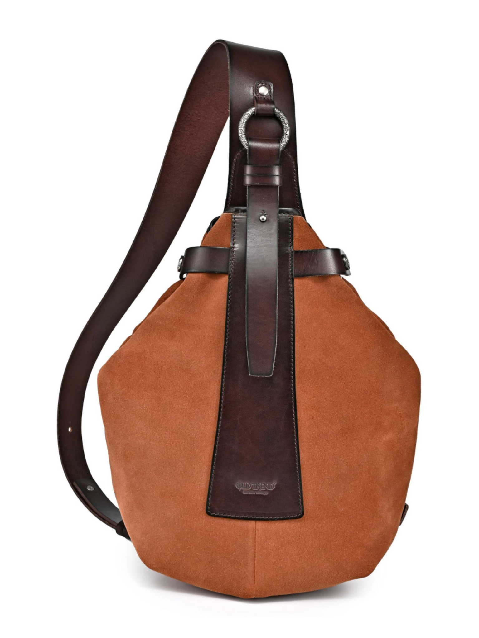 •LISBON• caramel leather sling bag