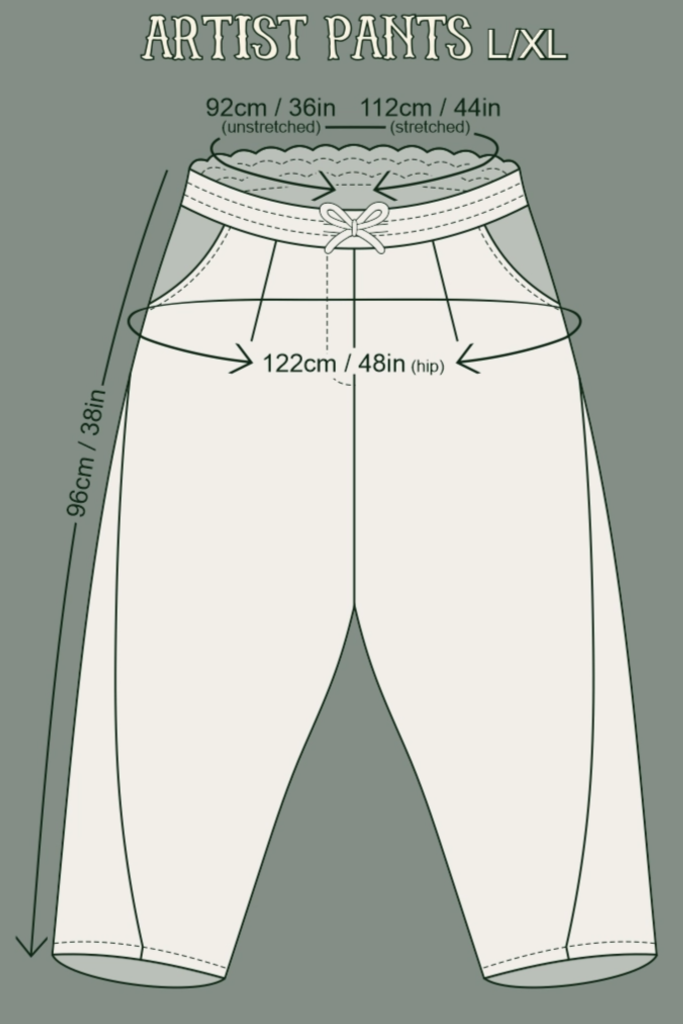 •LET THE LIGHT IN• linen/bamboo pants