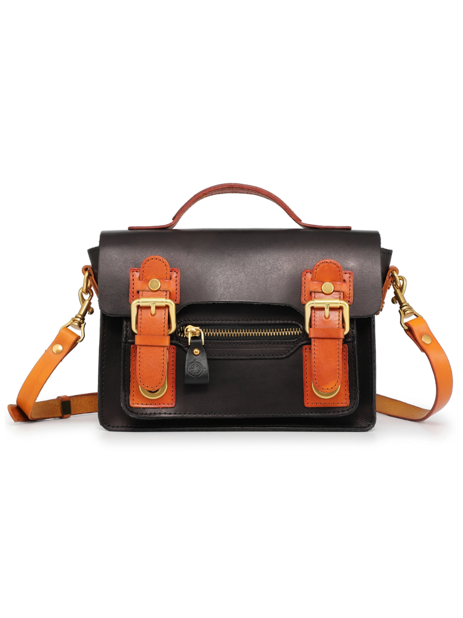•PARIS• genuine leather mini satchel