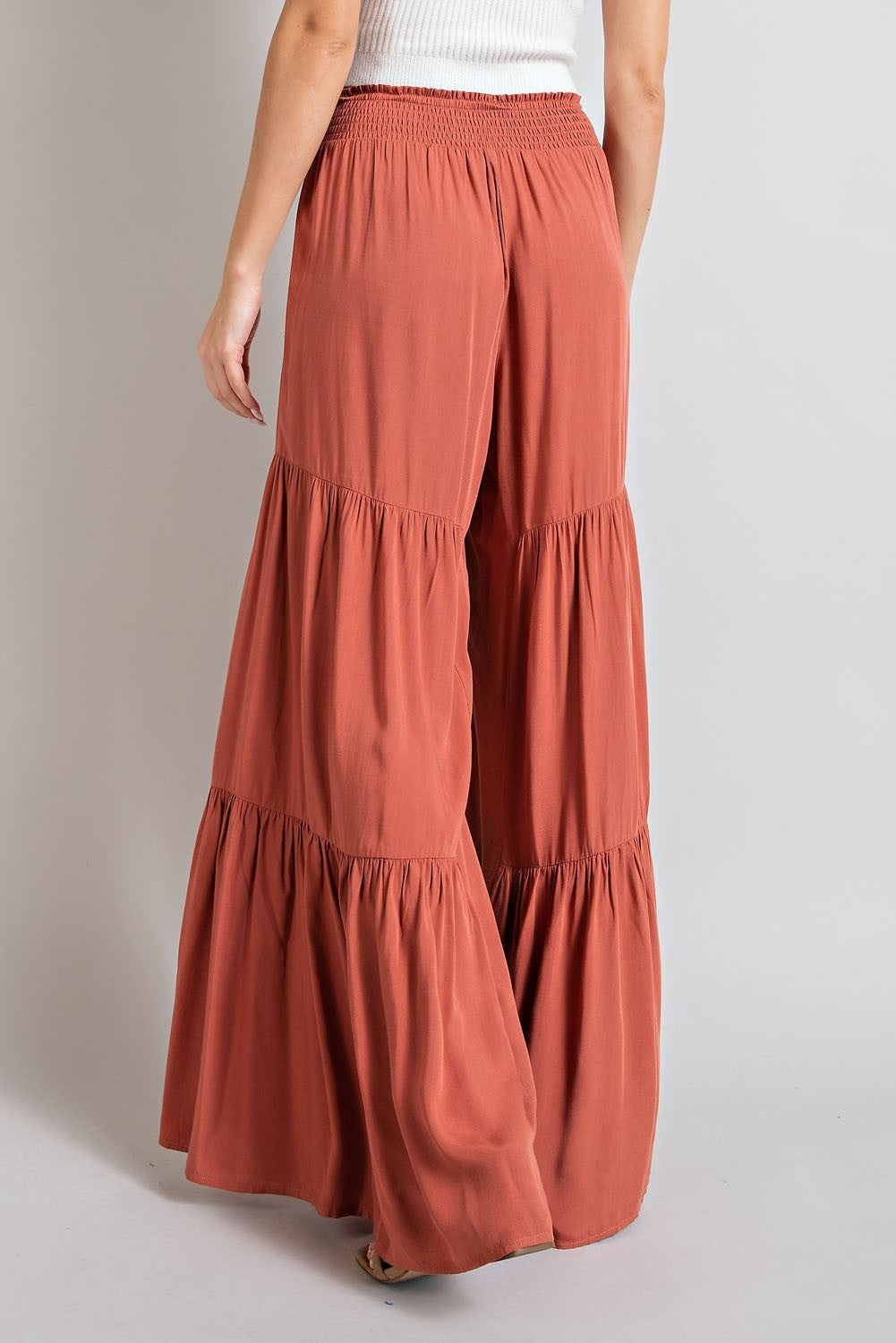 •CASCADE• tiered wide leg pants