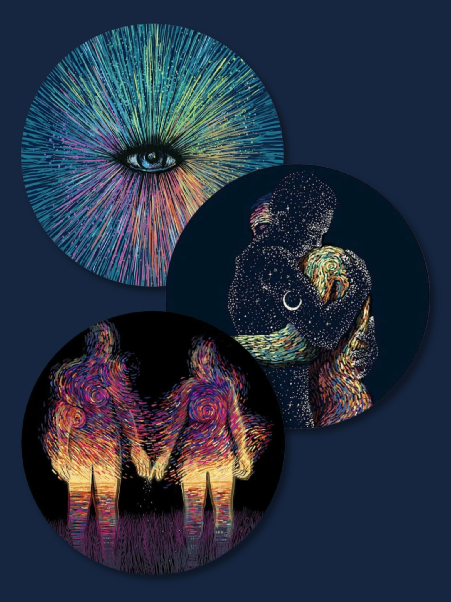 •PRISMA VISIONS• water-resistant stickers