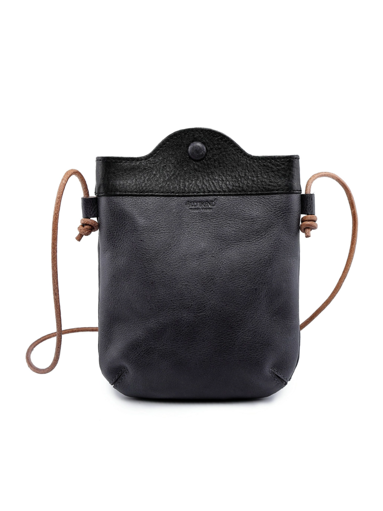 •PUEBLO• slate leather crossbody/shoulder bag