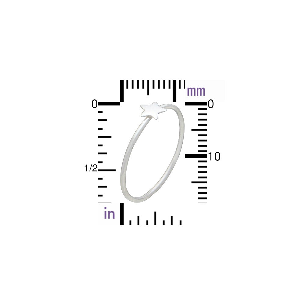 •TINY STAR• sterling silver ring