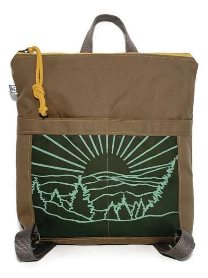 •BACKPACK - ROAN• waxed canvas bag