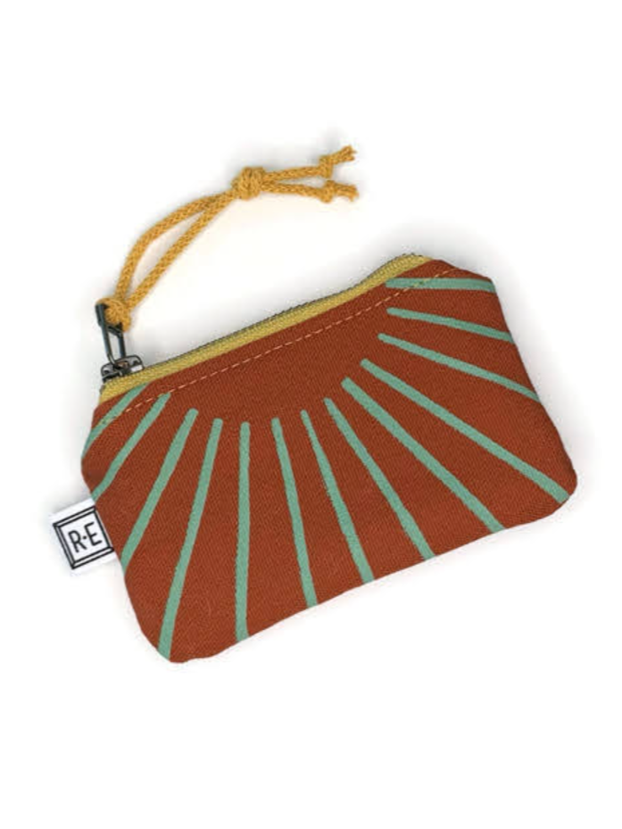 •CARD POUCH - RAY• waxed canvas bag