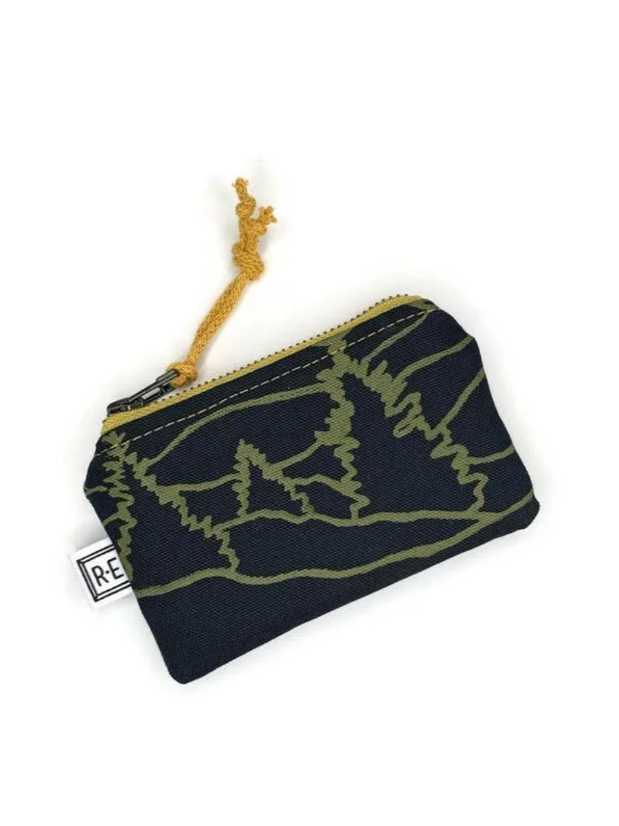 •CARD POUCH - ROAN• waxed canvas bag