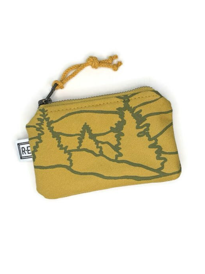 •CARD POUCH - ROAN• waxed canvas bag