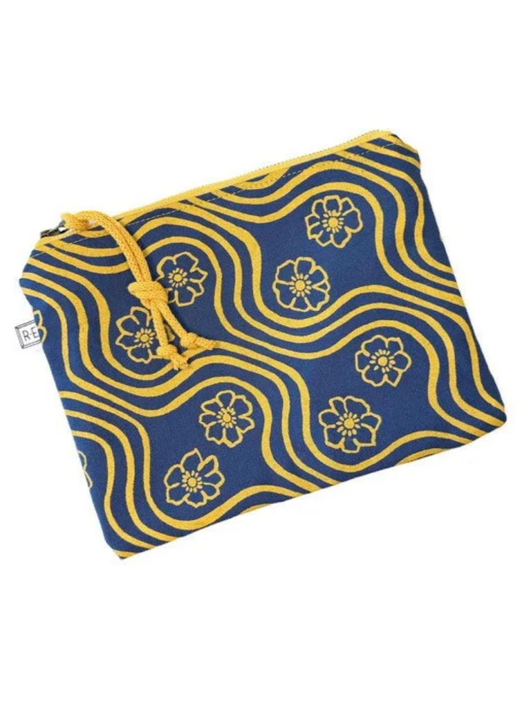•COSMETIC POUCH - MAYAPPLE• waxed canvas bag