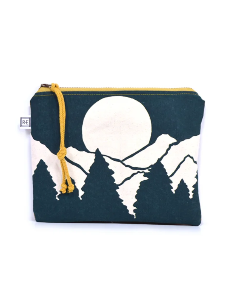 •COSMETIC POUCH - VISTA• waxed canvas bag