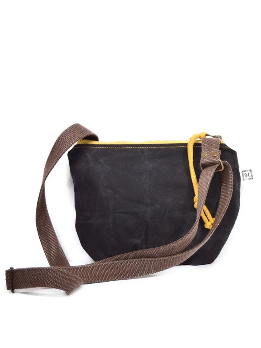 •DATE PURSE - LUNA• waxed canvas crossbody
