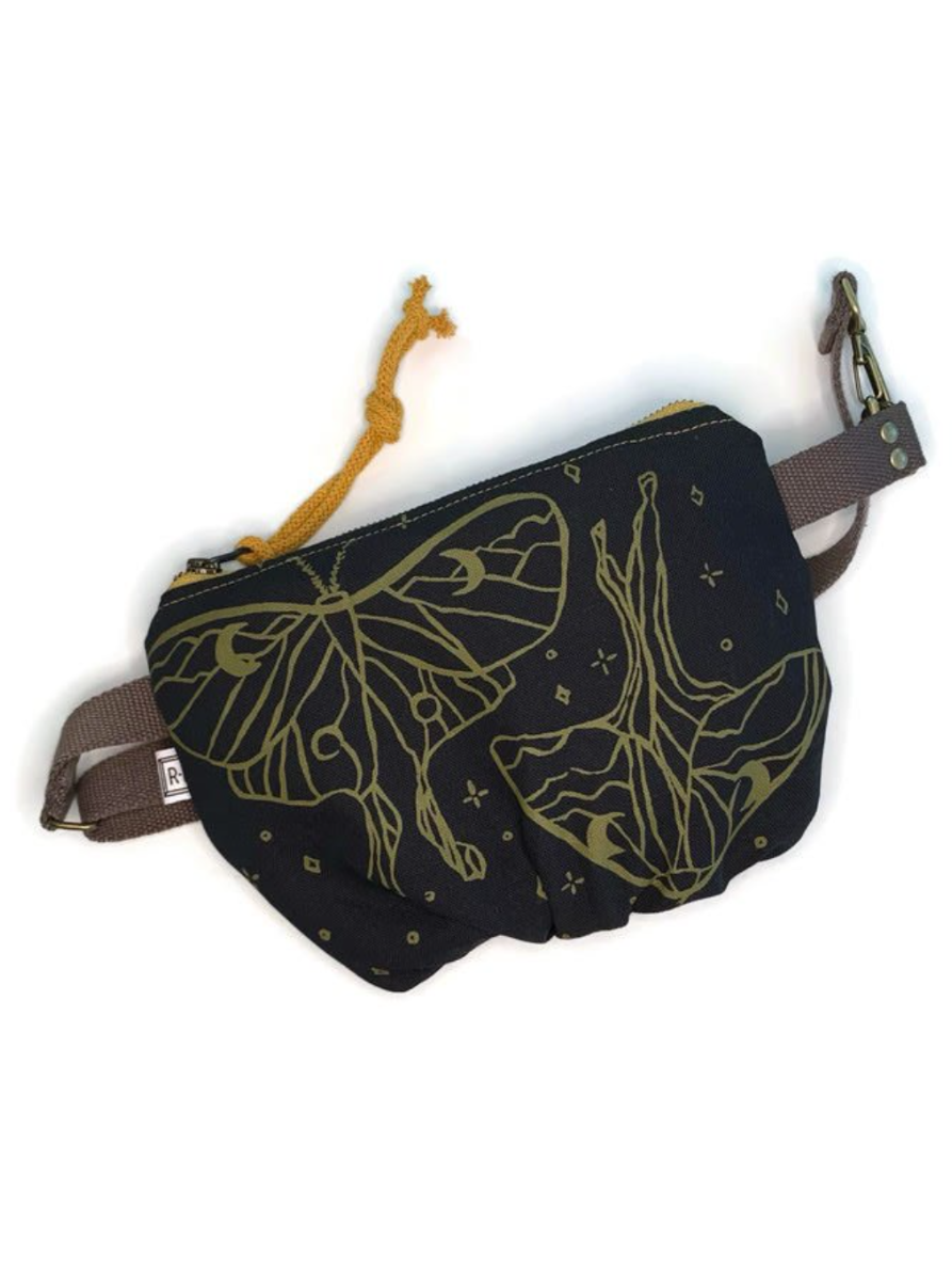 •FESTIVAL PACK - LUNA• waxed canvas fanny/crossbody