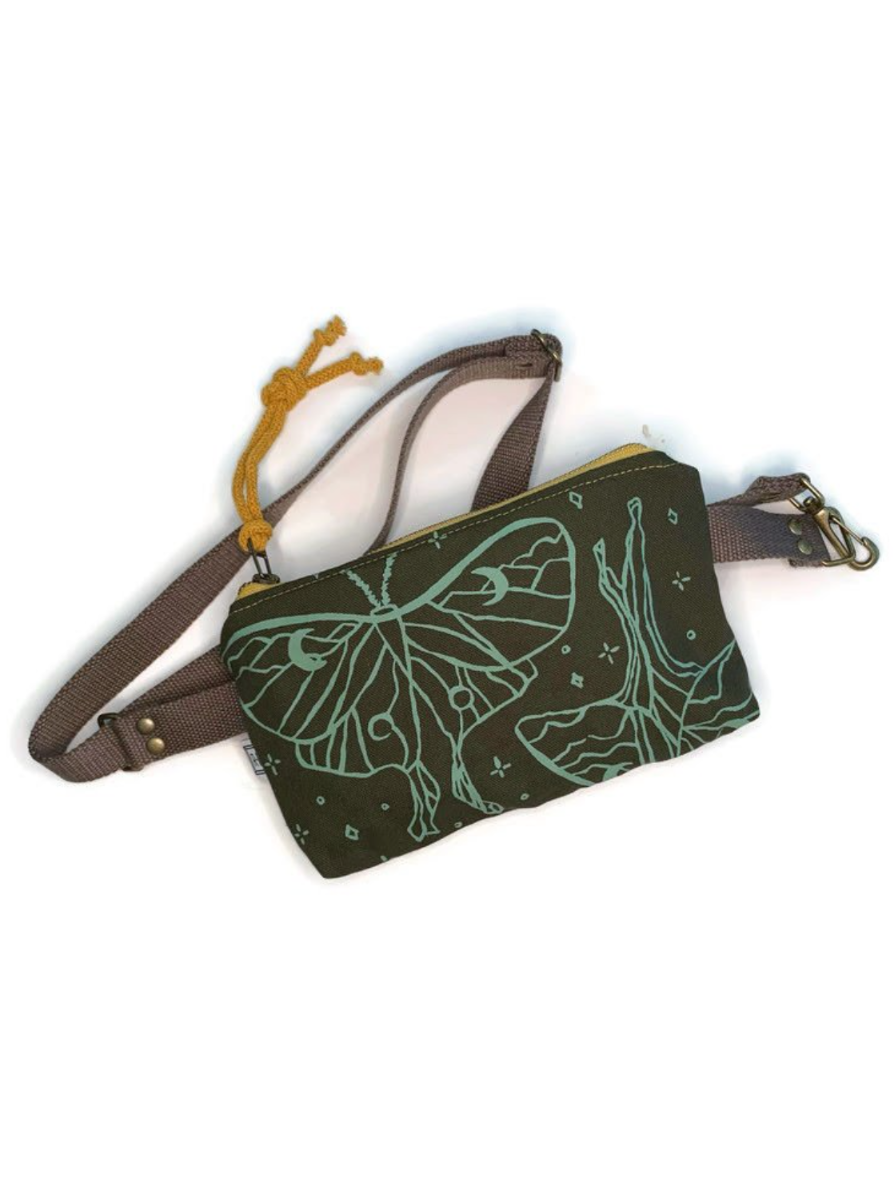 •MIDI PACK - LUNA• waxed canvas fanny/crossbody