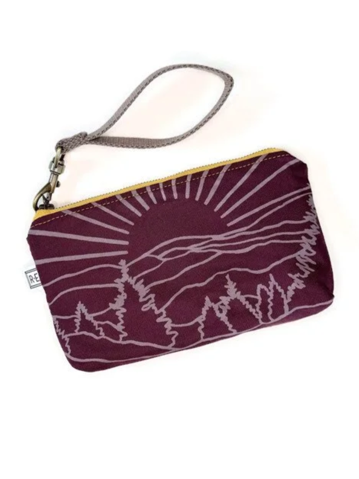 •MIDI WRISTLET - ROAN• waxed canvas clutch