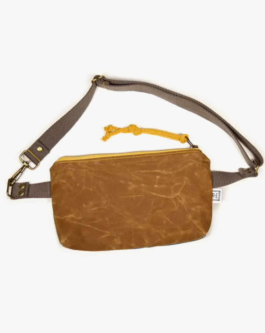 •MIDI PACK - LUNA• waxed canvas fanny/crossbody