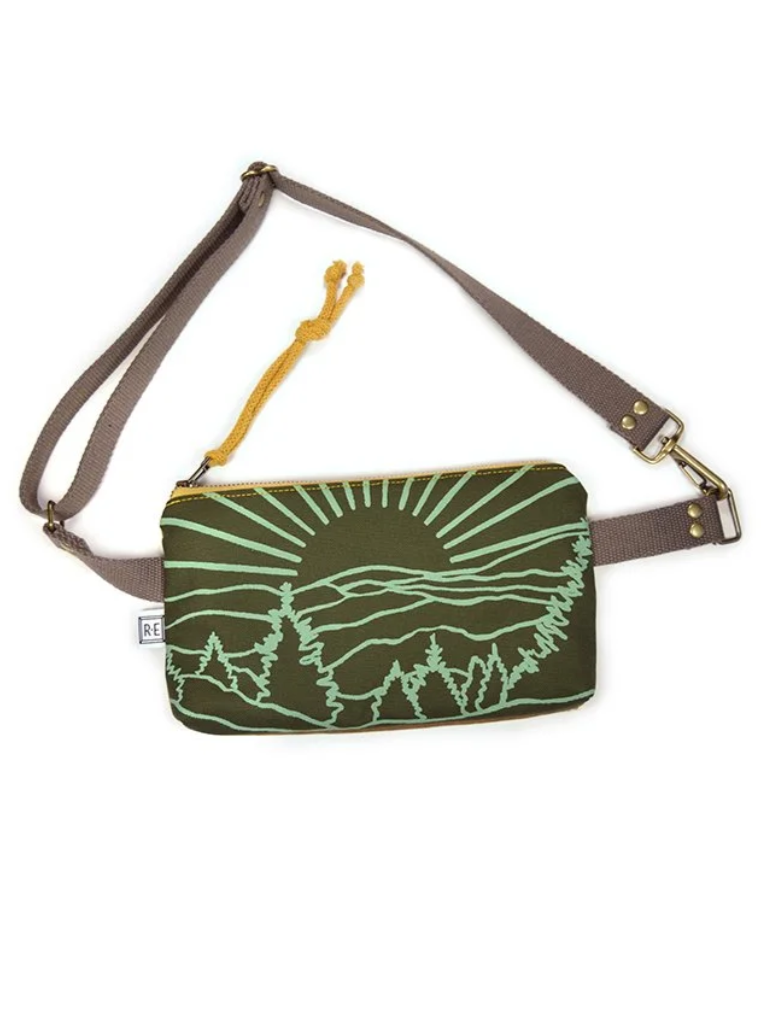 •MIDI PACK - ROAN• waxed canvas fanny/crossbody