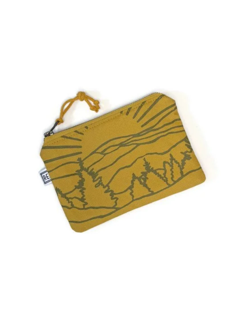 •MINI POUCH - ROAN• waxed canvas bag