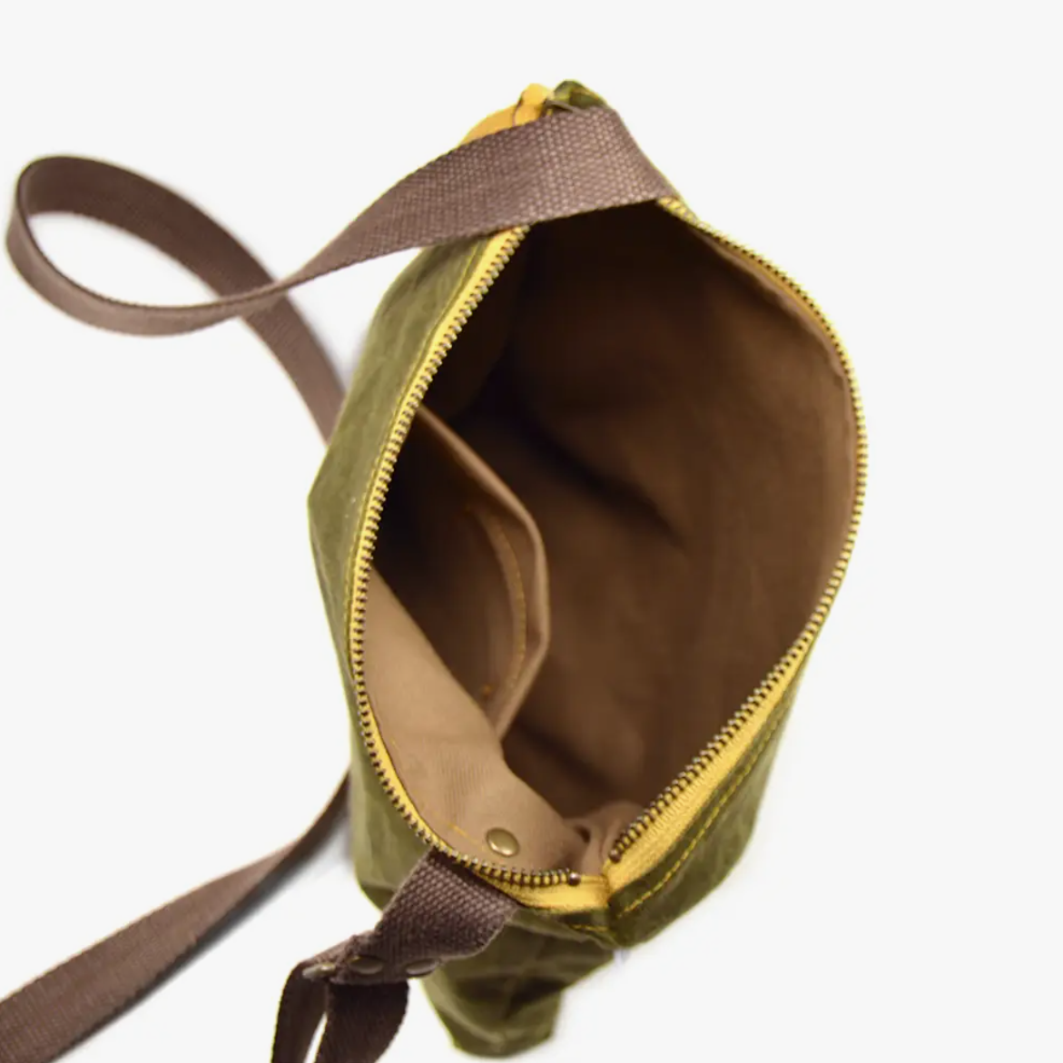 •WEEKDAYER - LUNA• waxed canvas crossbody