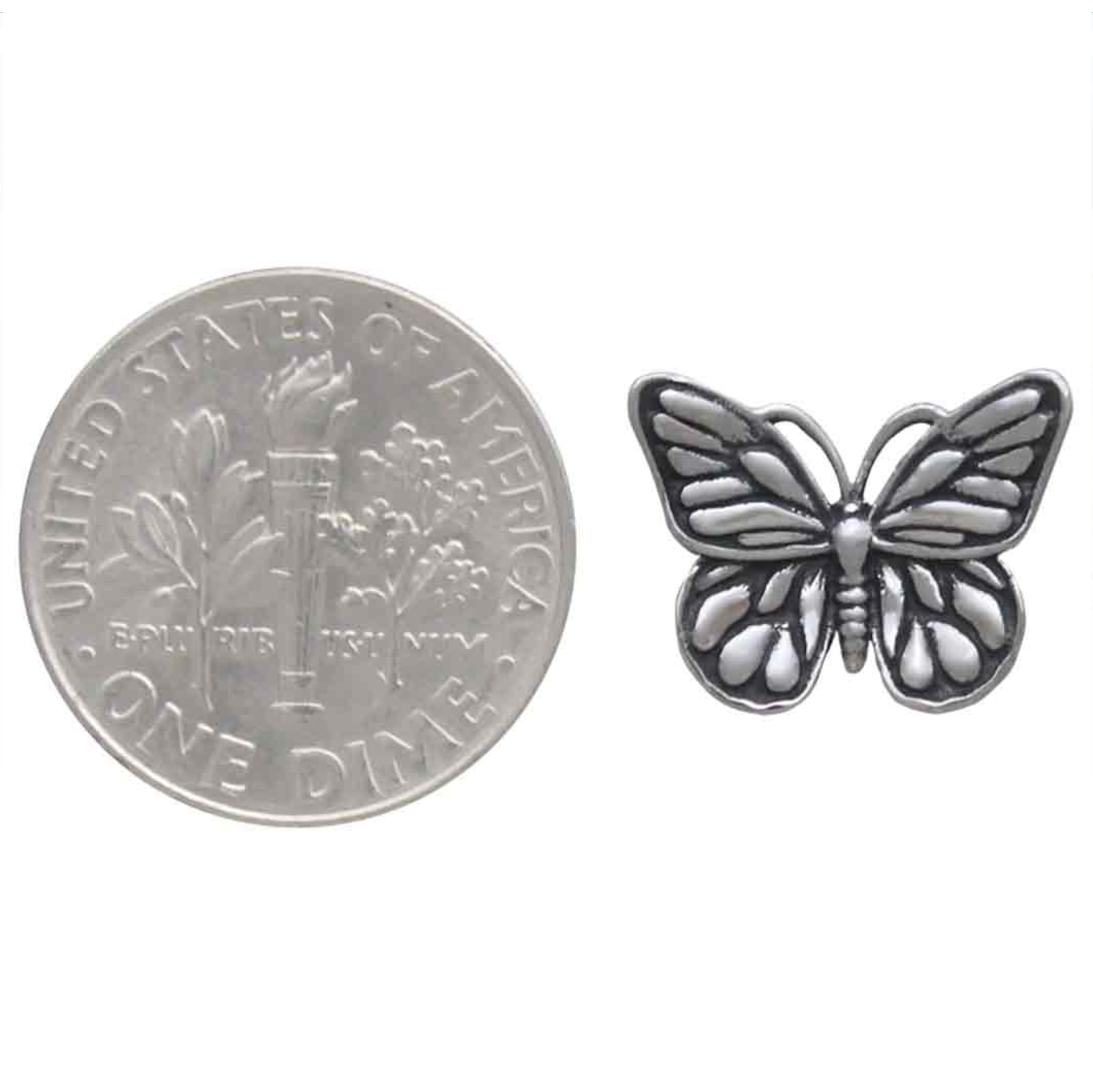 •MONARCH• silver stud earrings