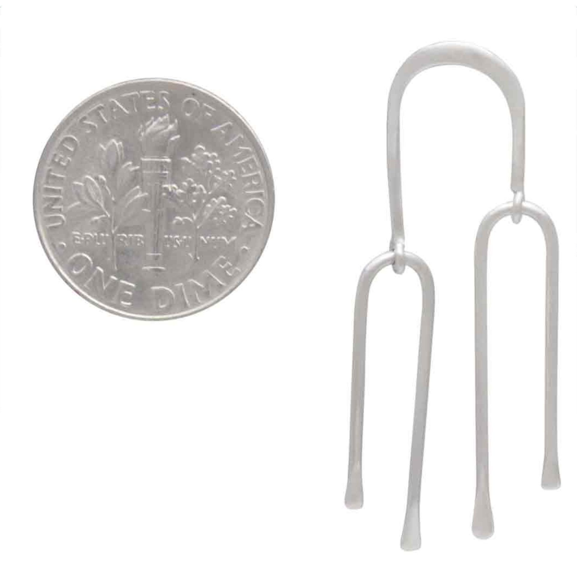 •RAINING ARCHES• silver post earrings