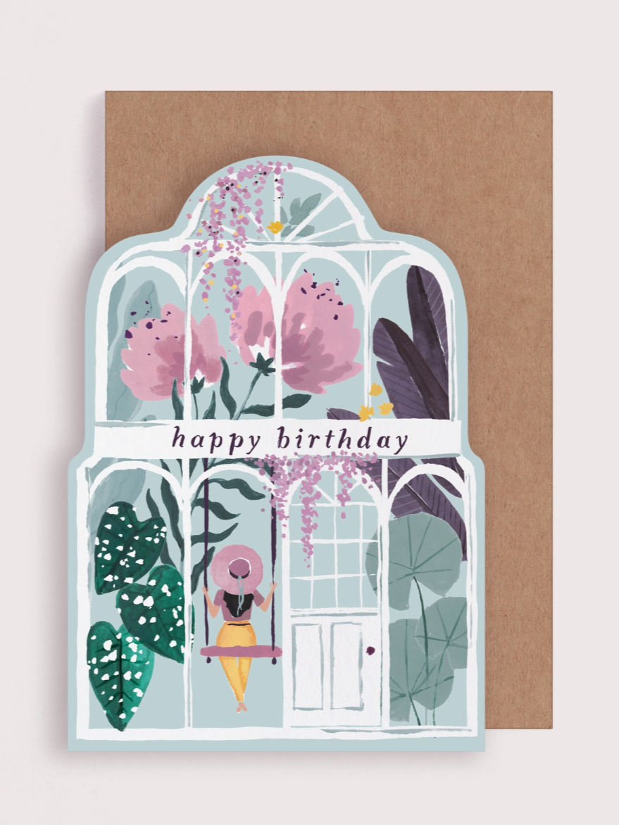 •GREENHOUSE• birthday card