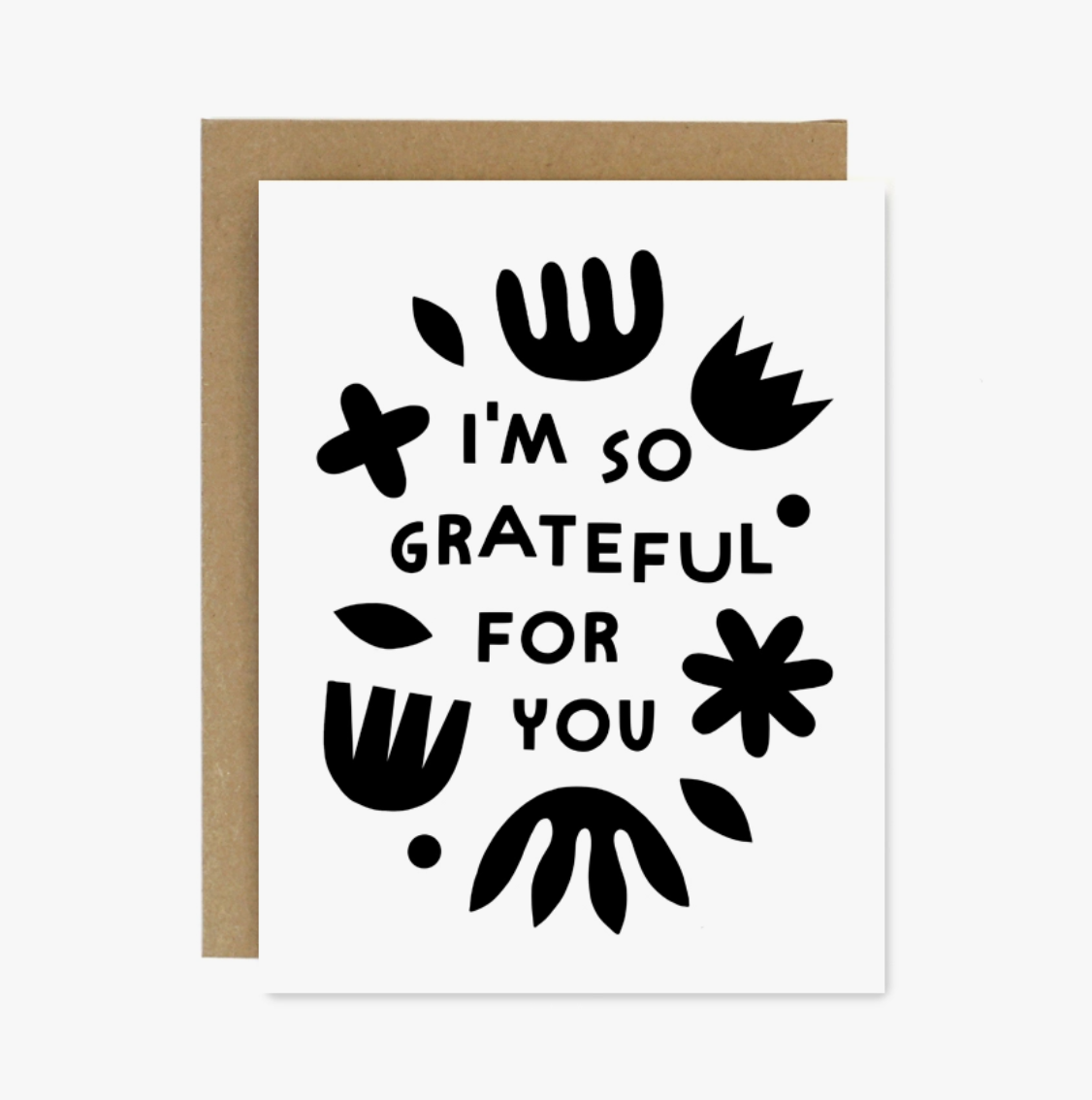 •GRATEFUL• thank you card