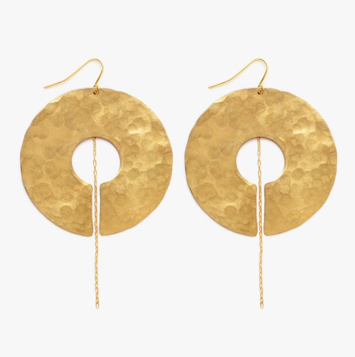 •SOLIS• gold dangle earrings
