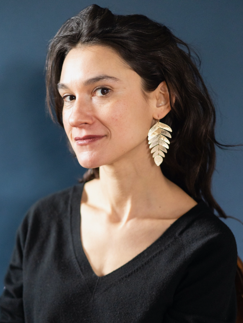 •ANYA• gold dangle earrings