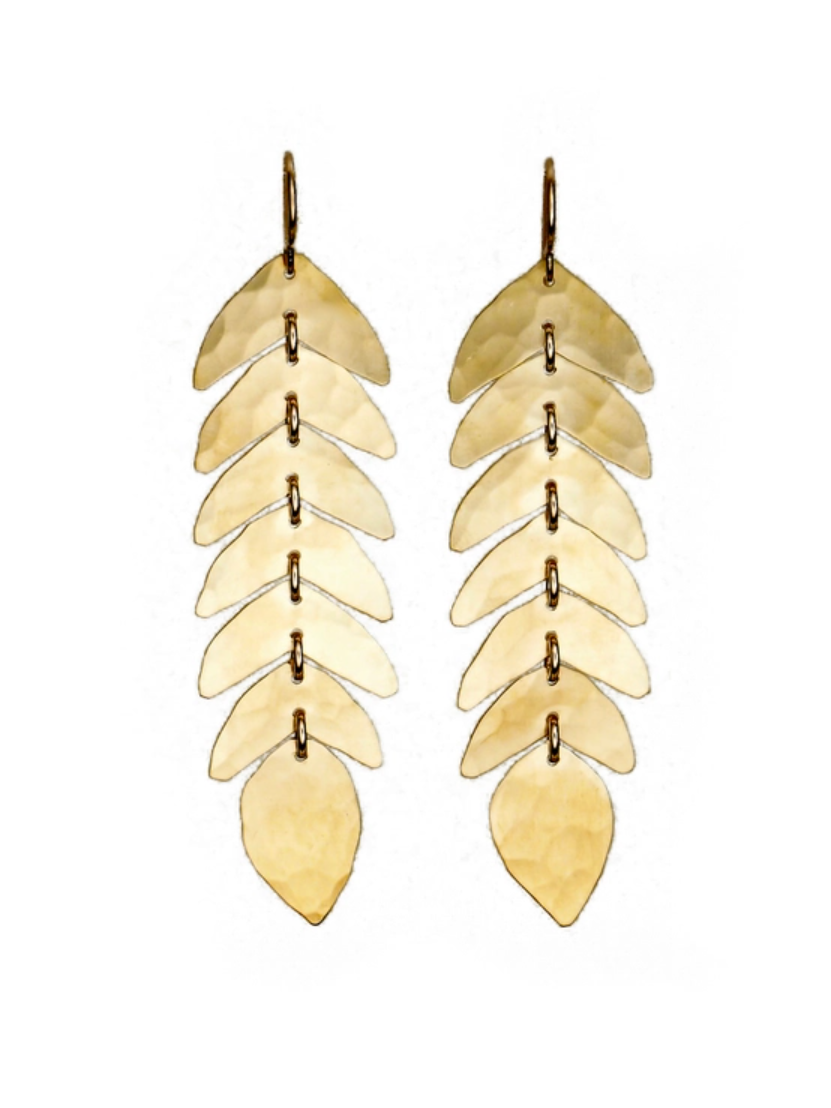 •CAMILLE• gold dangle earrings