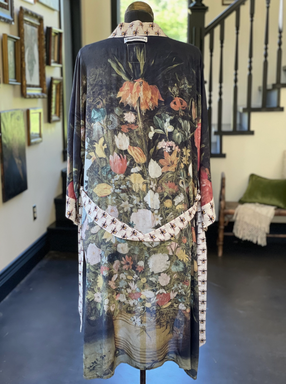 •I DREAM IN FLOWERS• duster style bamboo cardigan